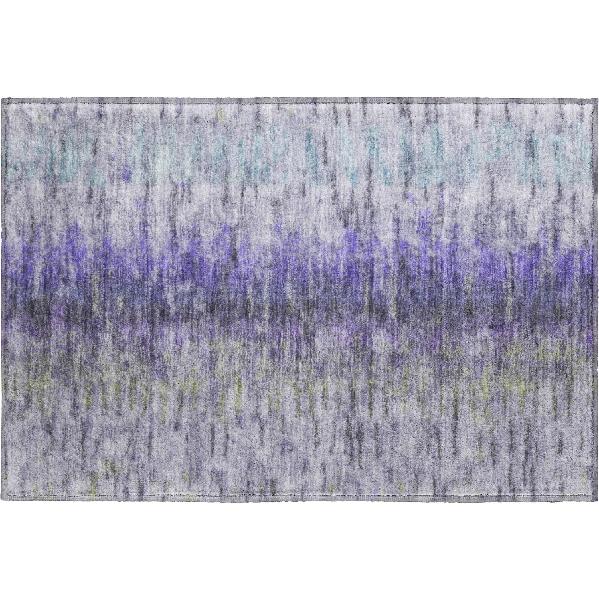 Marrakech Machine Washable Transitional Purple Rug 1'8" x 2'6" #shape_Rectangle