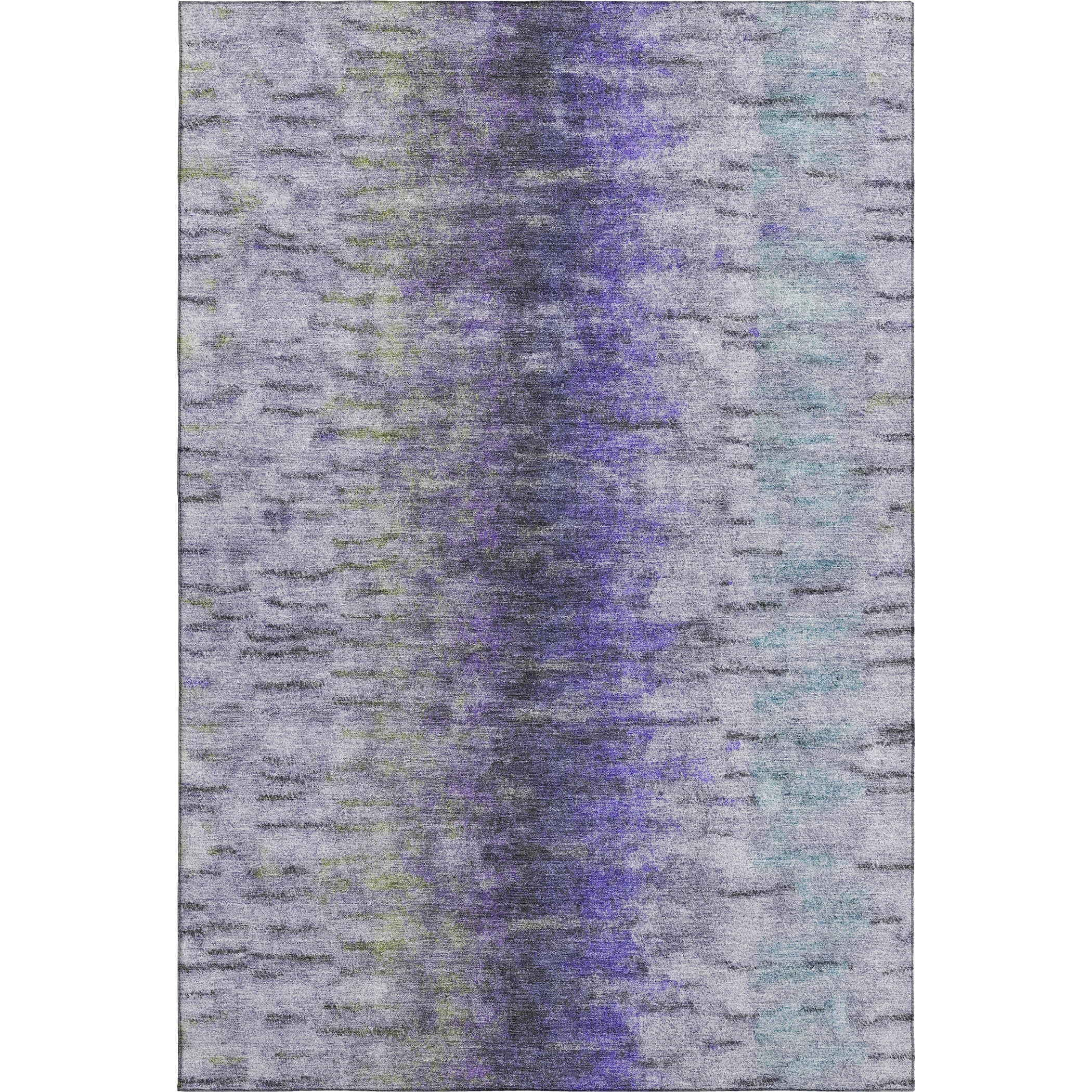 Marrakech Machine Washable Transitional Purple Rug 3' x 5' #shape_Rectangle