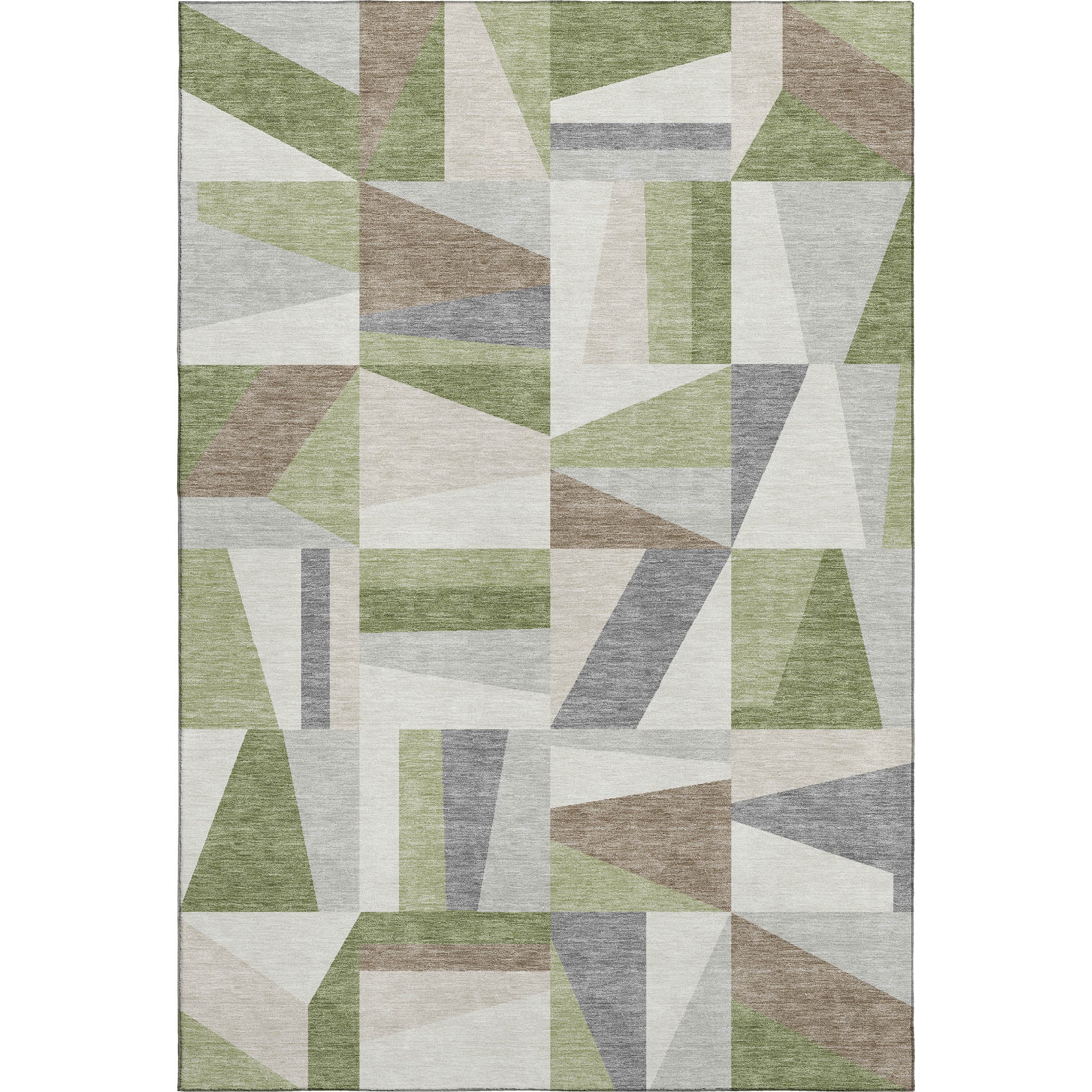 Marrakech Machine Washable Transitional Aloe Green Rug 3' x 5' #shape_Rectangle
