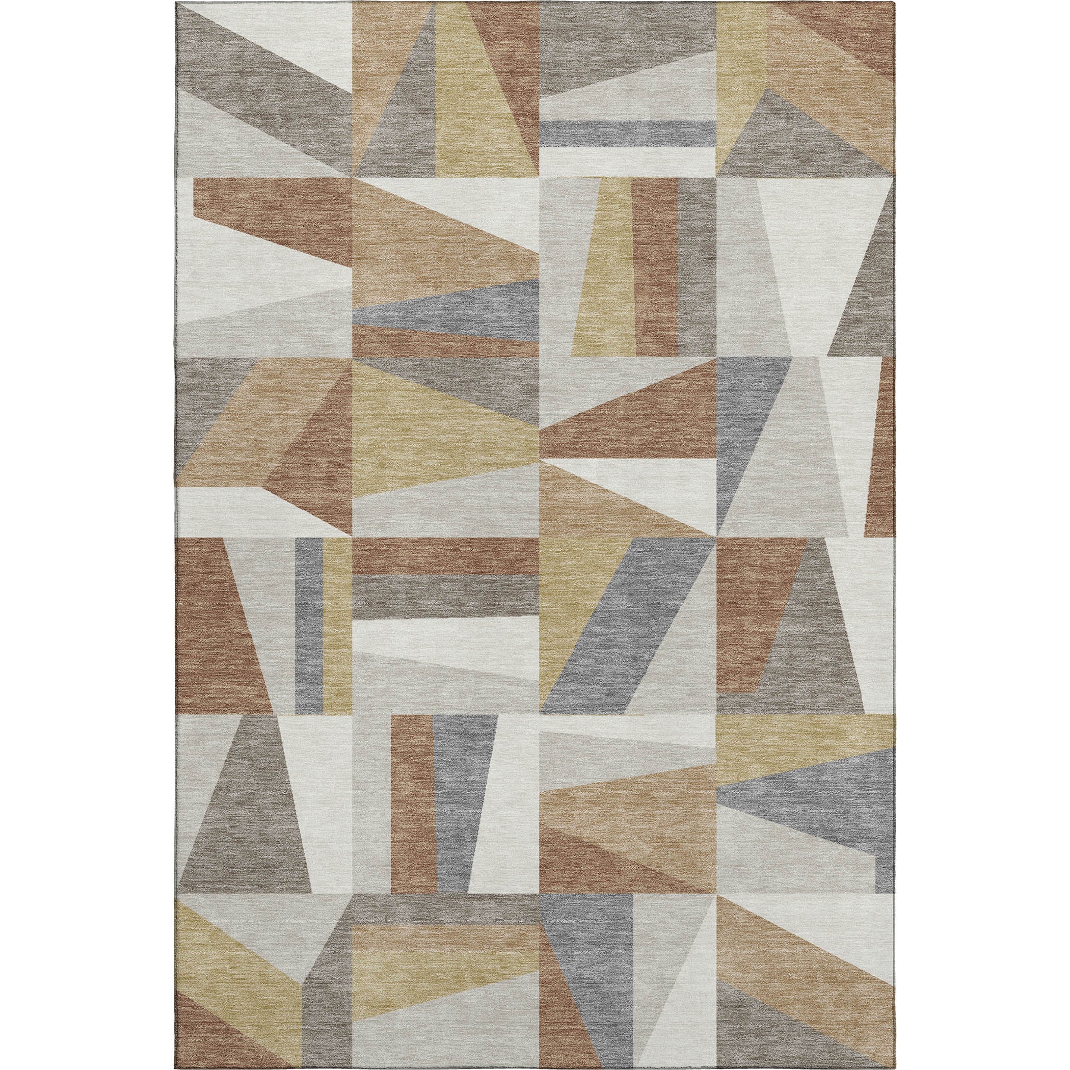 Marrakech Machine Washable Transitional Beige Brown Rug 3' x 5' #shape_Rectangle