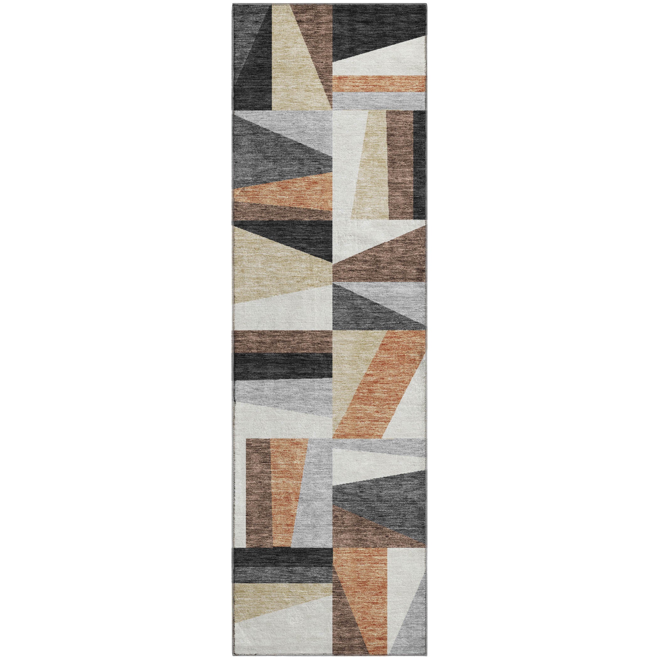 Marrakech Machine Washable Transitional Gray Rug 2'3" x 7'6" #shape_Runner