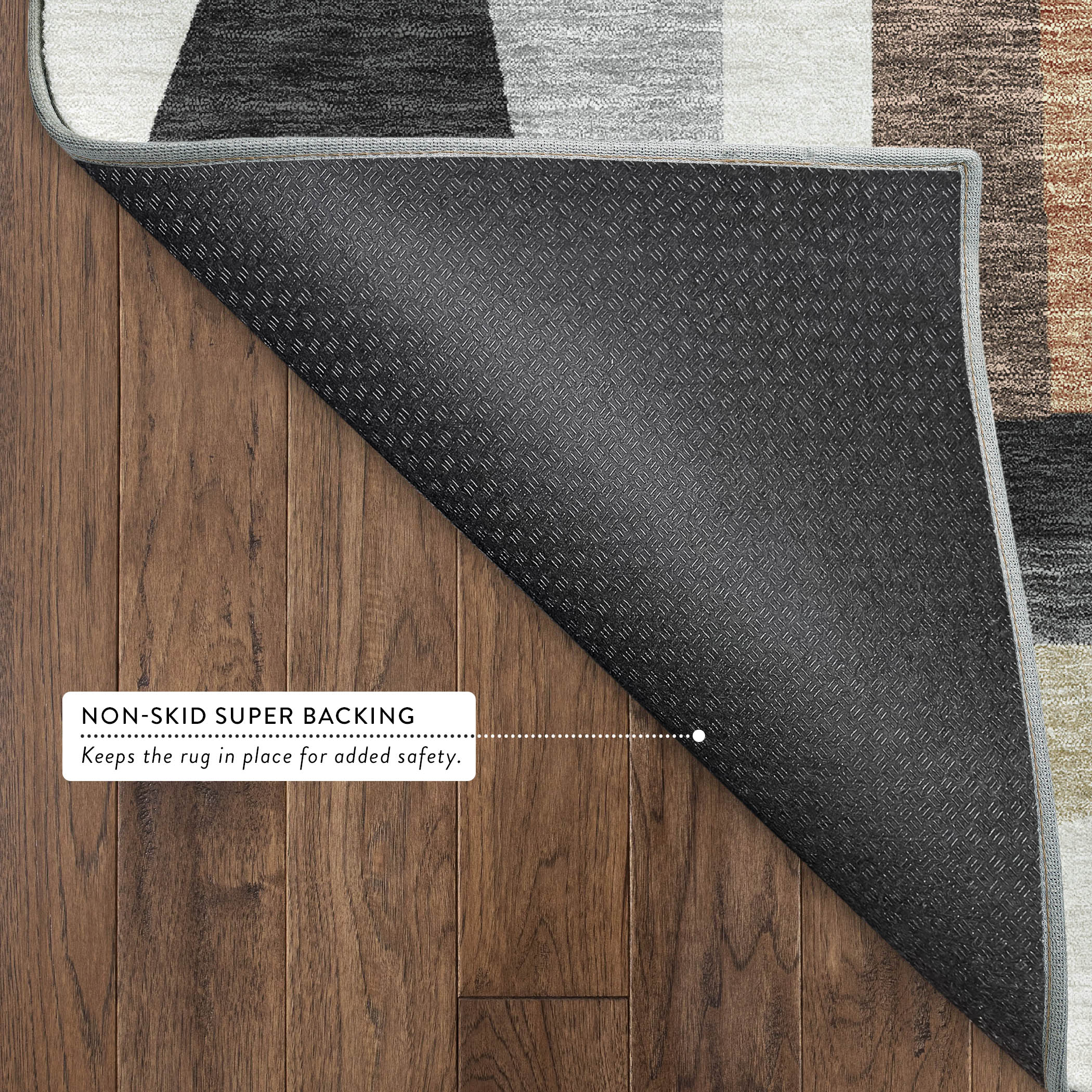 Marrakech Machine Washable Transitional Gray Rug 1'8" x 2'6" #shape_Rectangle