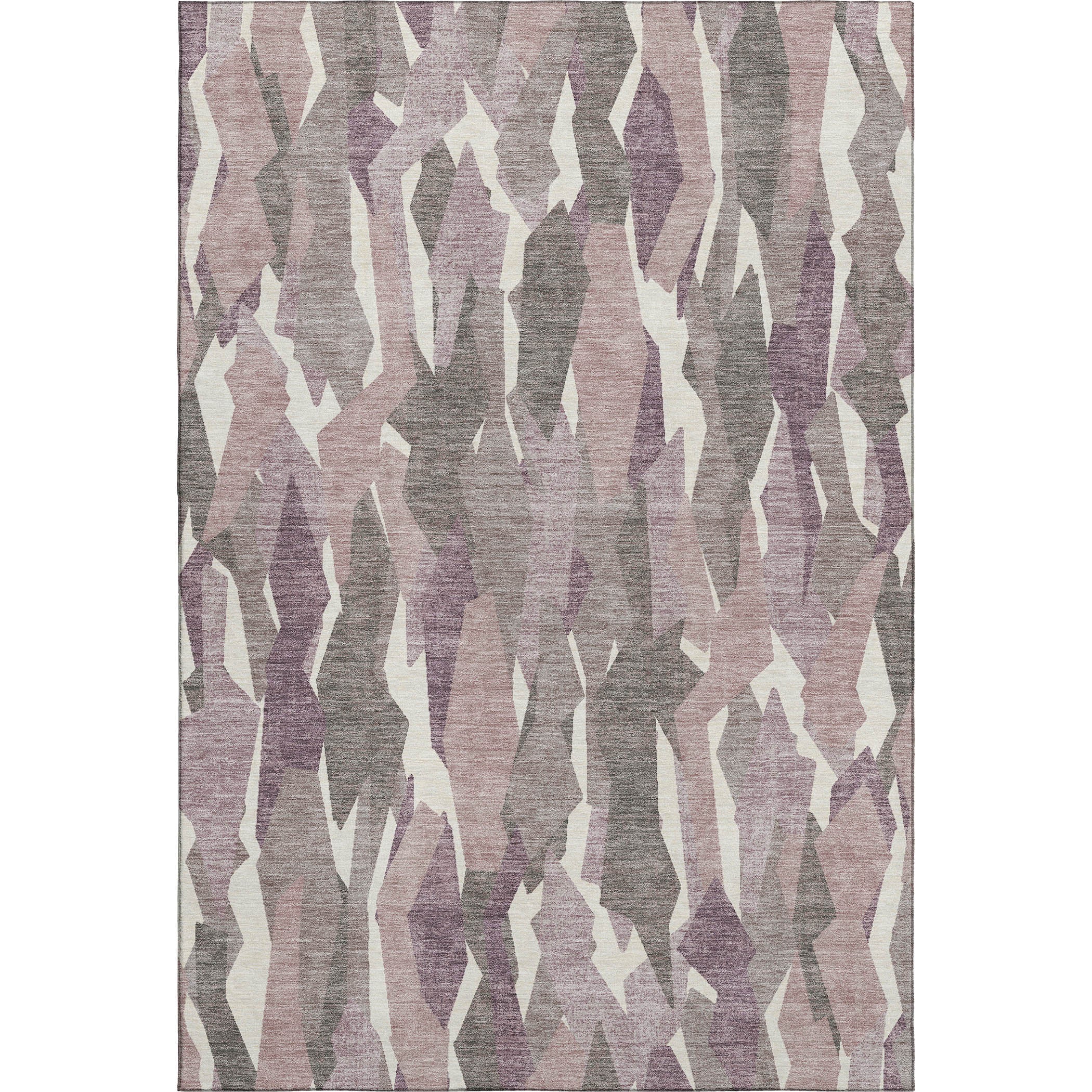 Lima Machine Washable Transitional Blush Pink Rug 3' x 5' #shape_Rectangle