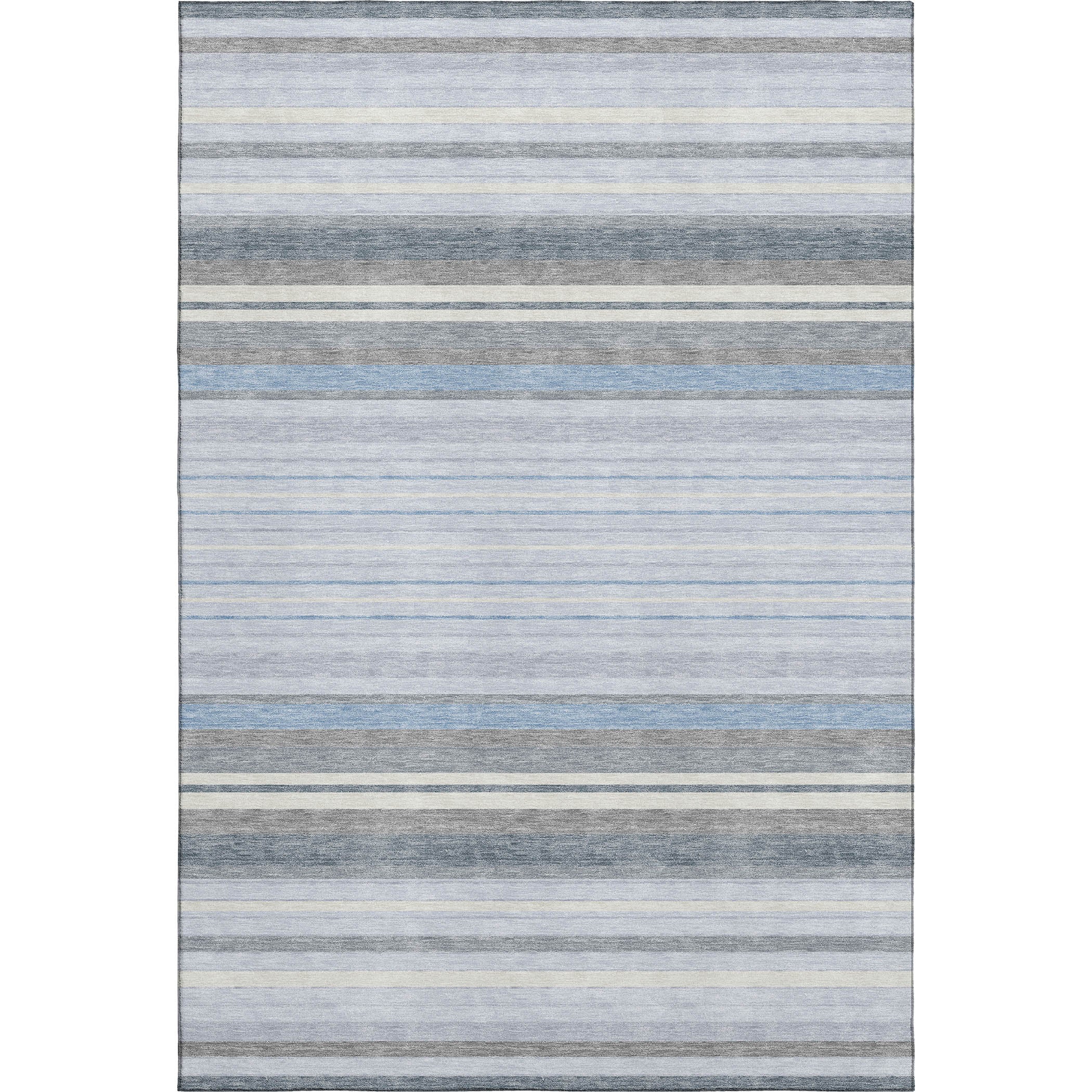 Sarajevo Machine Washable Transitional Sky Blue Rug 3' x 5' #shape_Rectangle