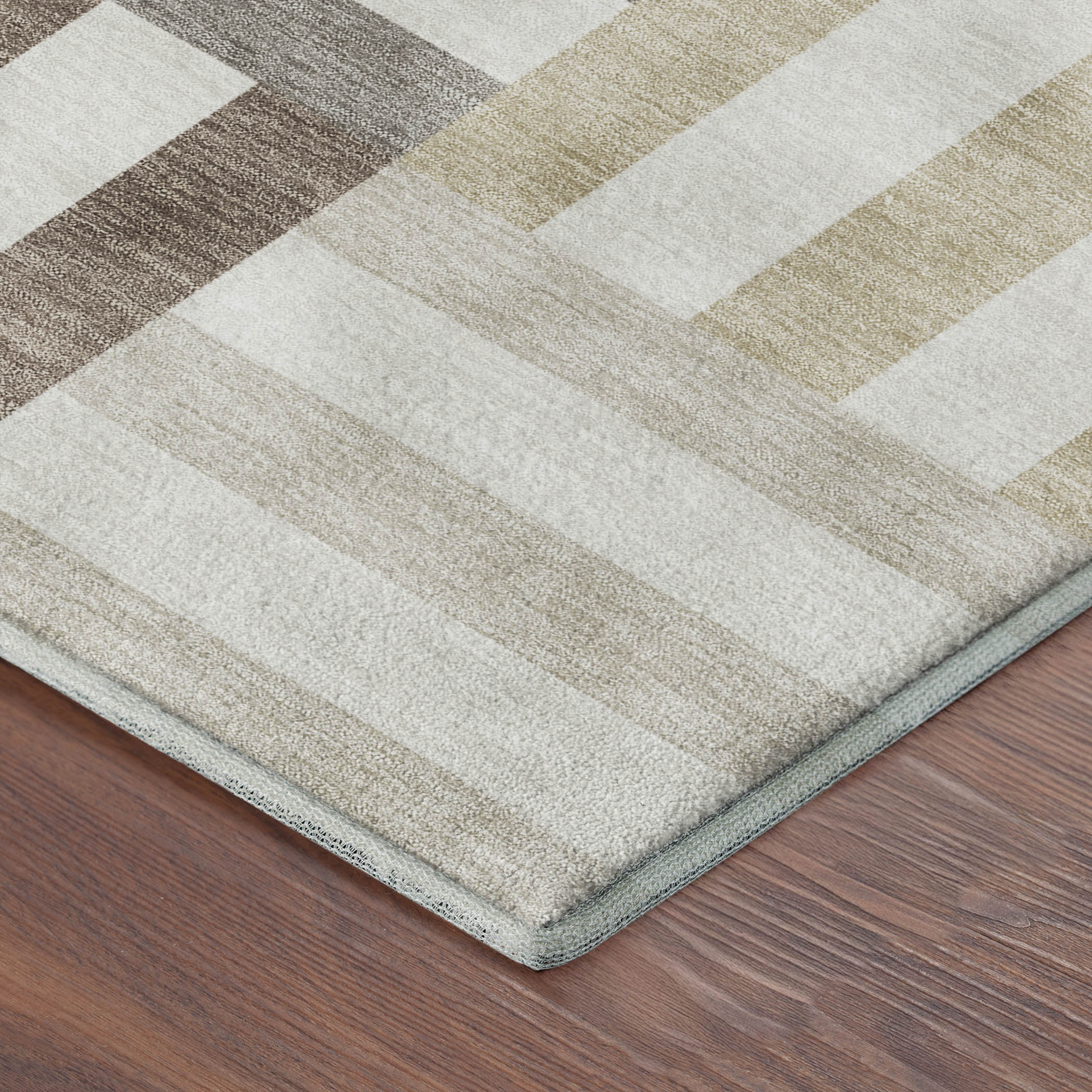 Bruges Machine Washable Transitional Ivory Rug 1'8" x 2'6" #shape_Rectangle