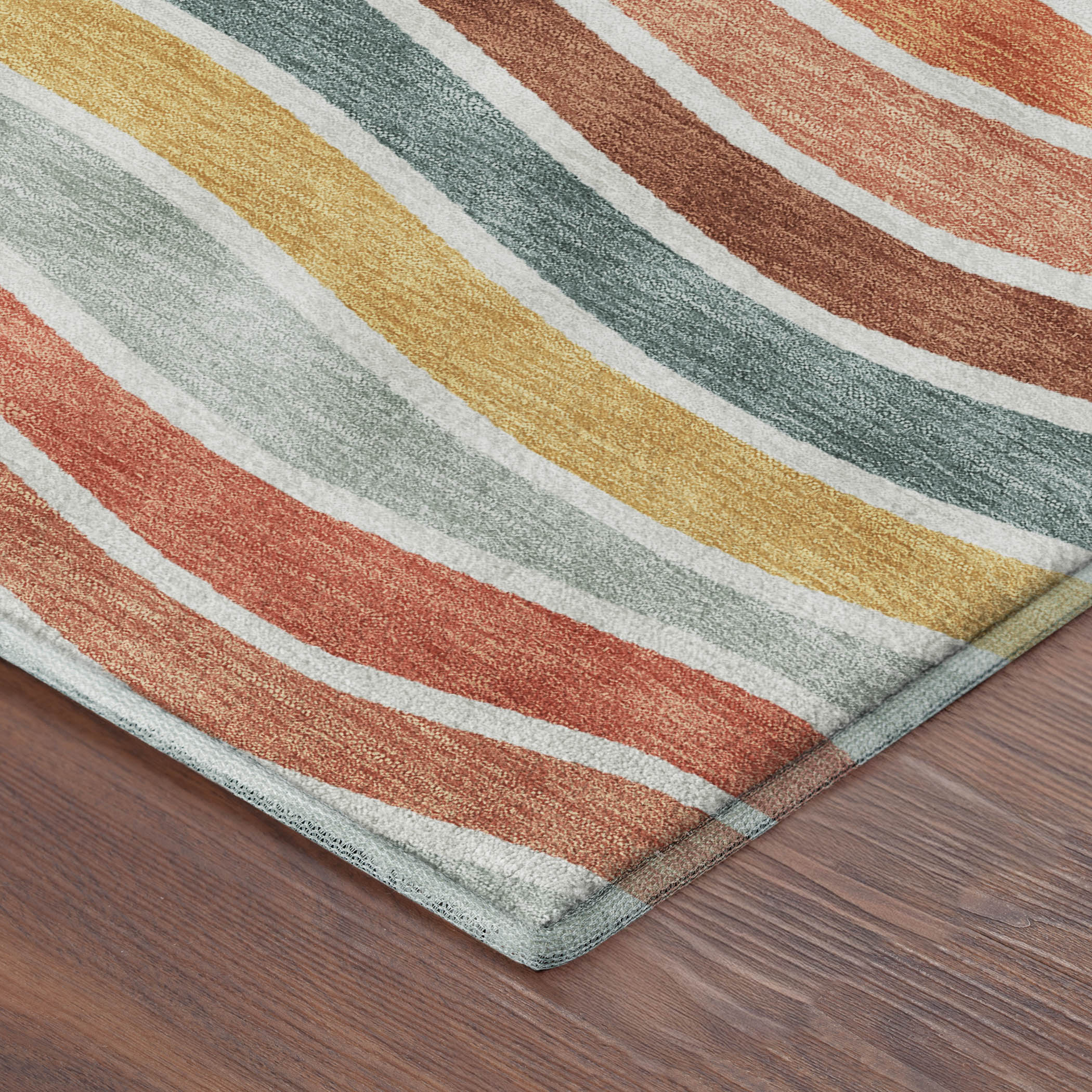 Marrakech Machine Washable Transitional Coral Orange Rug 1'8" x 2'6" #shape_Rectangle