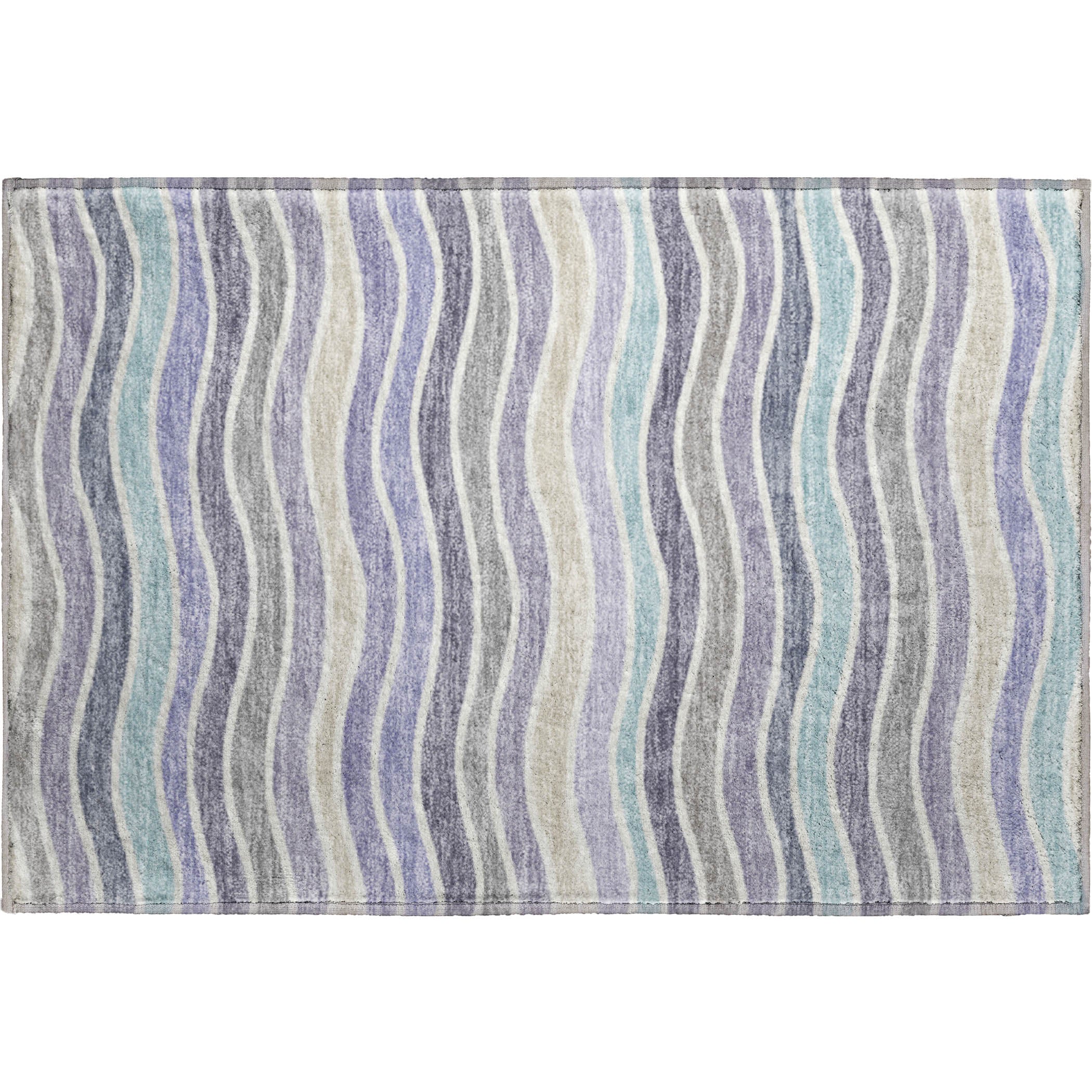 Marrakech Machine Washable Transitional Lavender Purple Rug 1'8" x 2'6" #shape_Rectangle