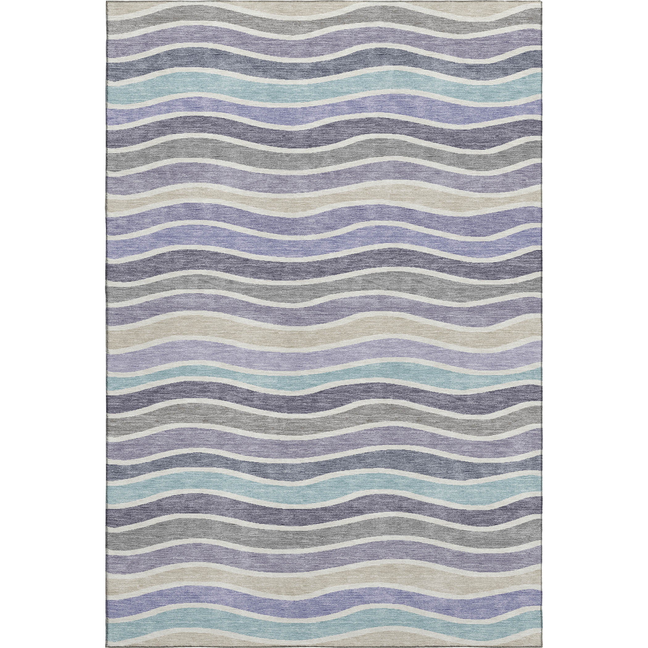 Marrakech Machine Washable Transitional Lavender Purple Rug 3' x 5' #shape_Rectangle