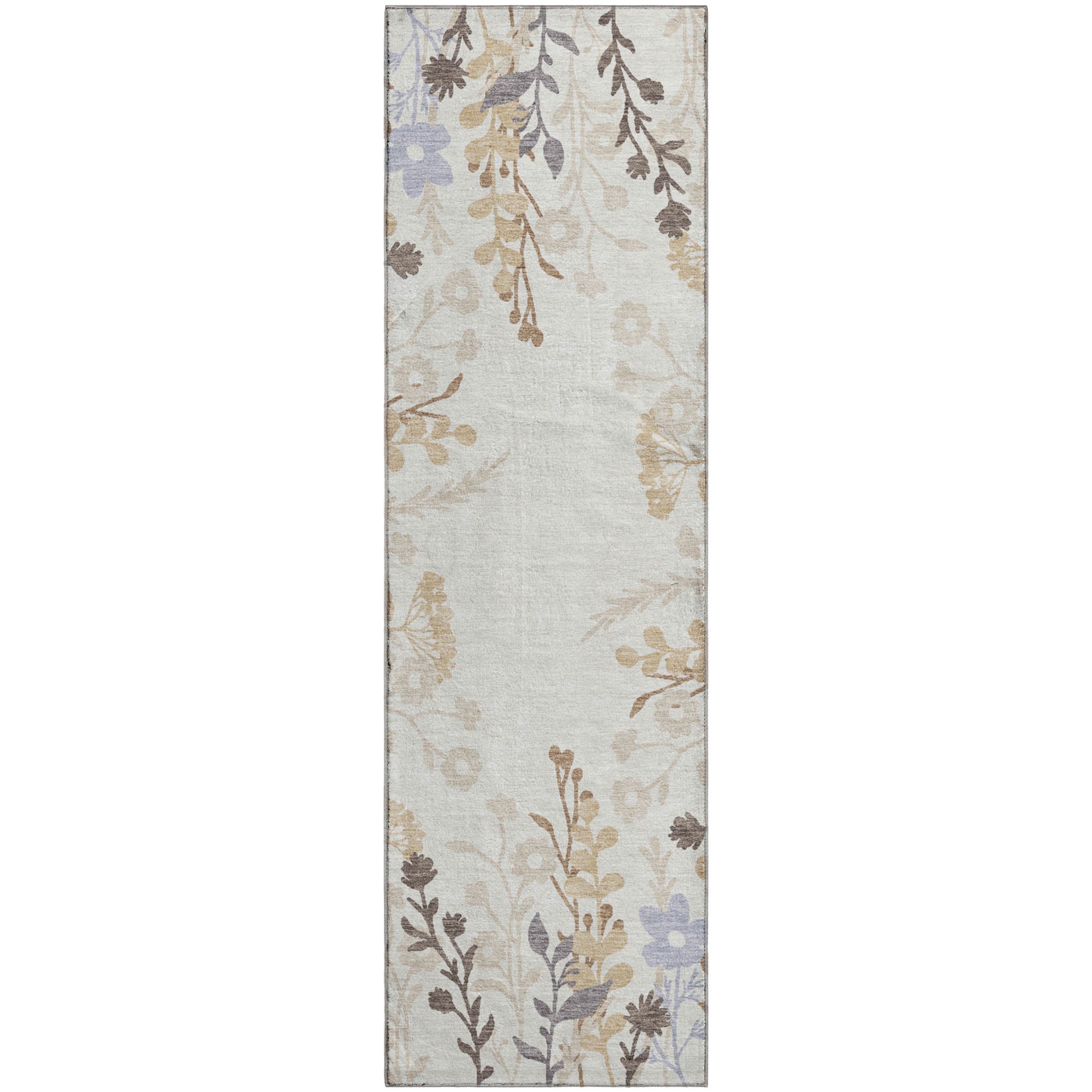 Mostar Machine Washable Transitional Ivory Rug 2'3" x 7'6" #shape_Runner
