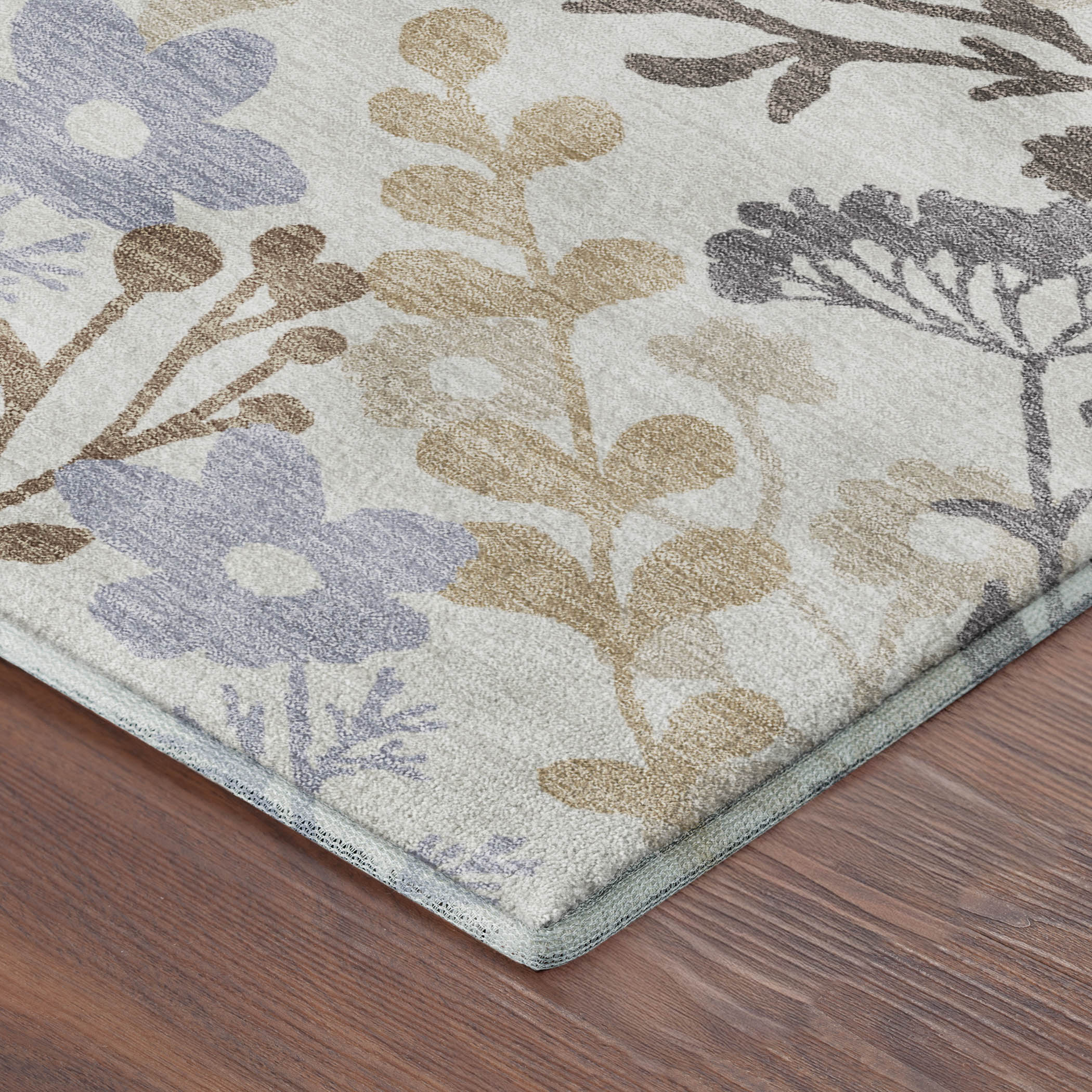 Mostar Machine Washable Transitional Ivory Rug 1'8" x 2'6" #shape_Rectangle