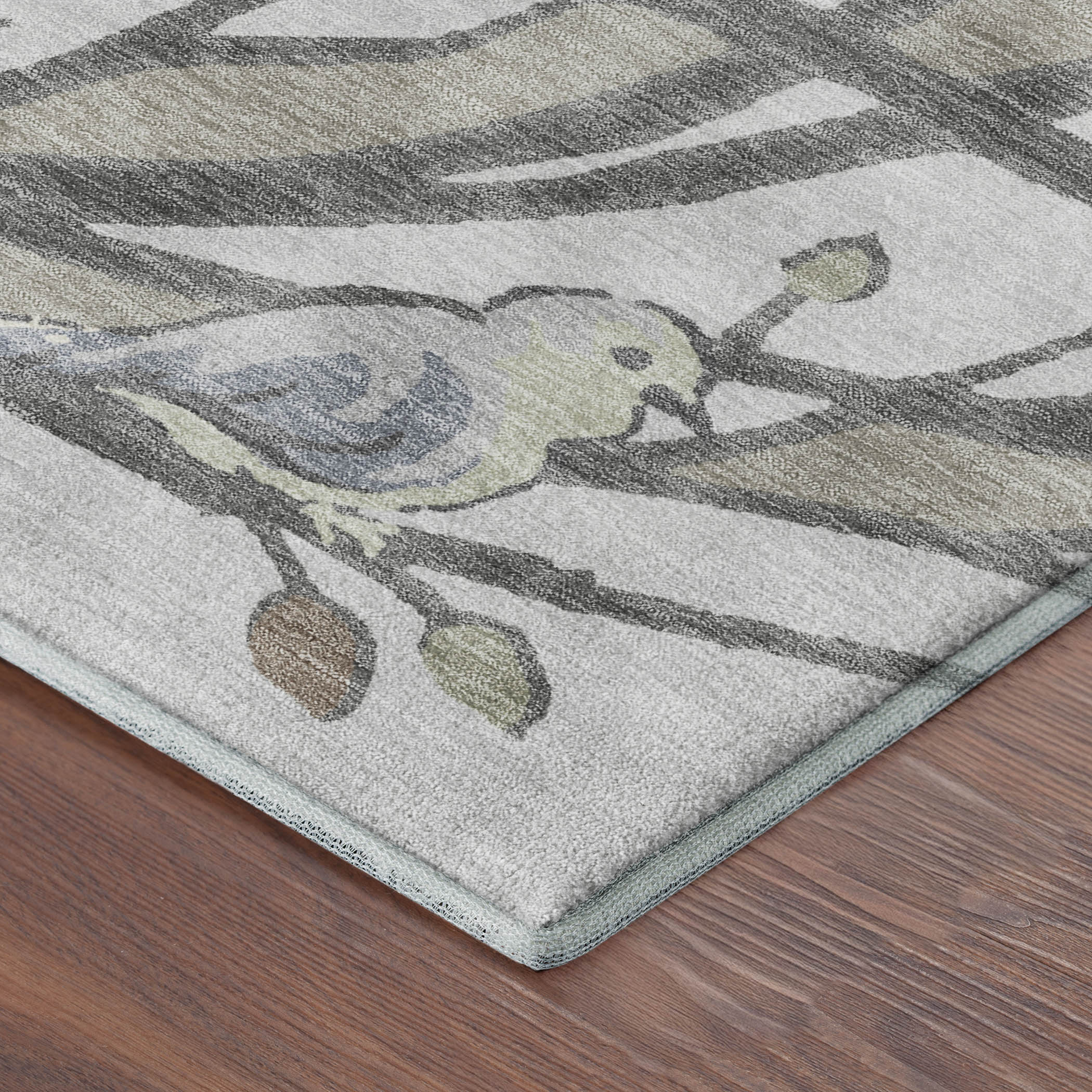 Sintra Machine Washable Transitional Beige Brown Rug 1'8" x 2'6" #shape_Rectangle