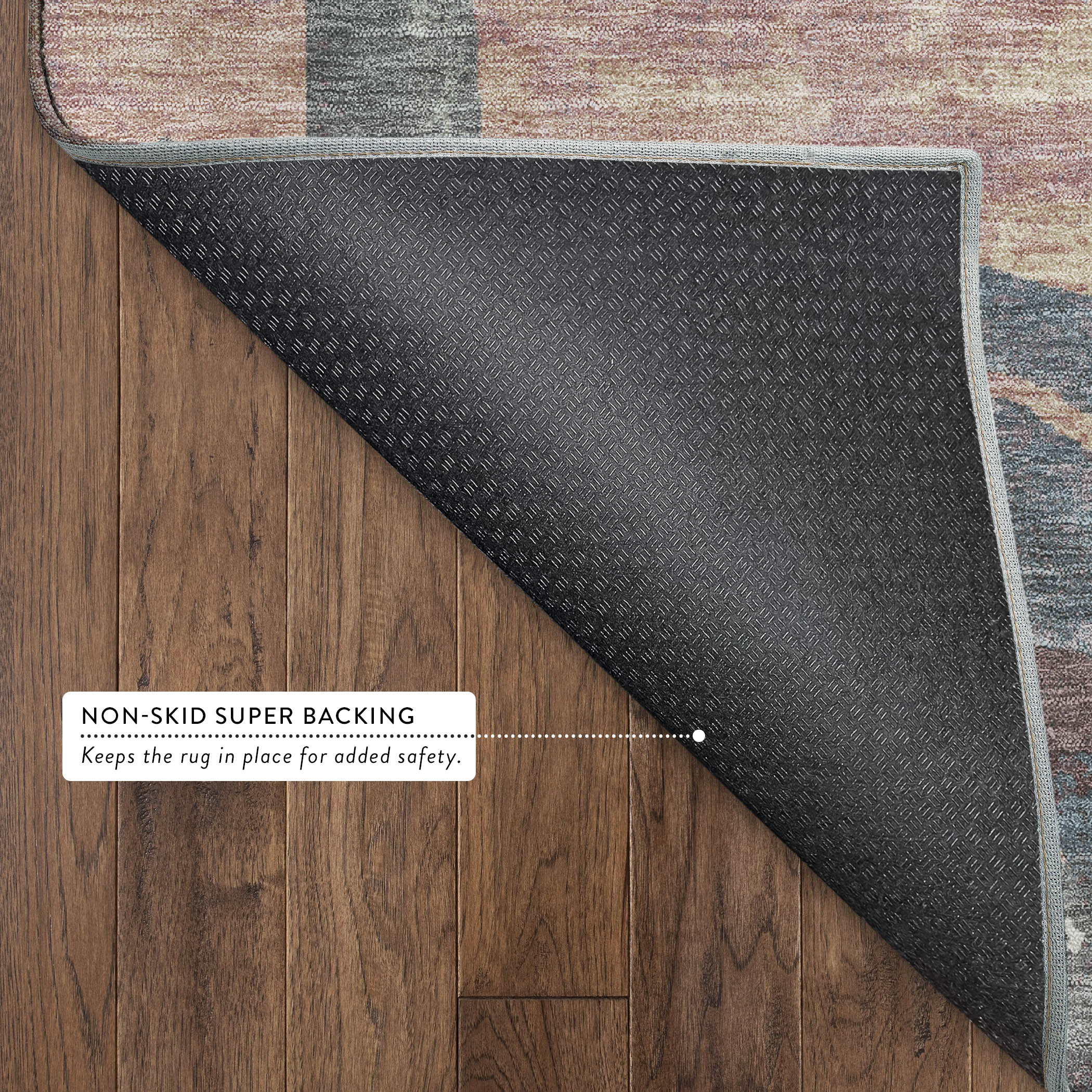 Cartagena Machine Washable Transitional Copper Orange Rug 1'8" x 2'6" #shape_Rectangle