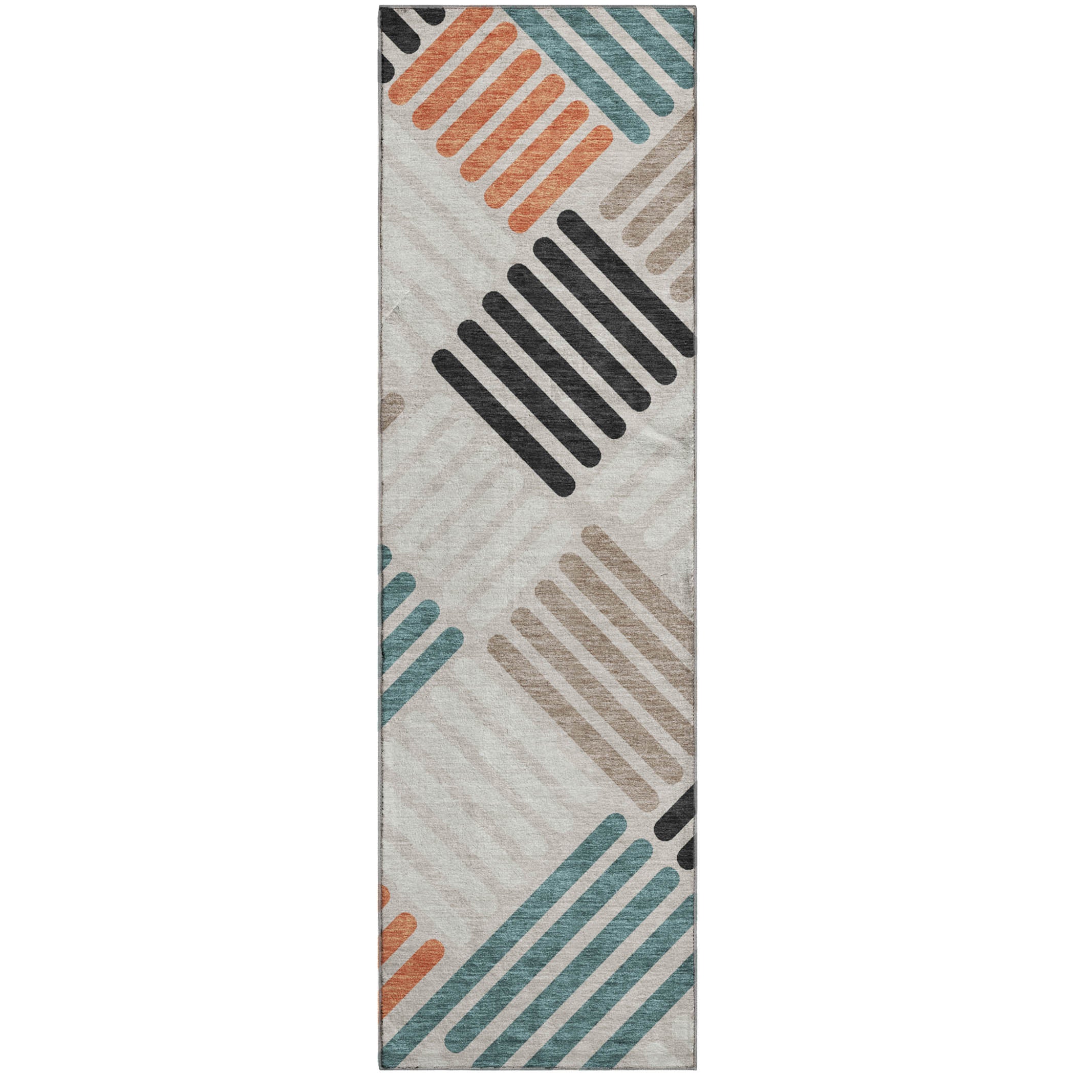 Tbilisi Machine Washable Transitional Dune Ivory Rug 2'3" x 7'6" #shape_Runner
