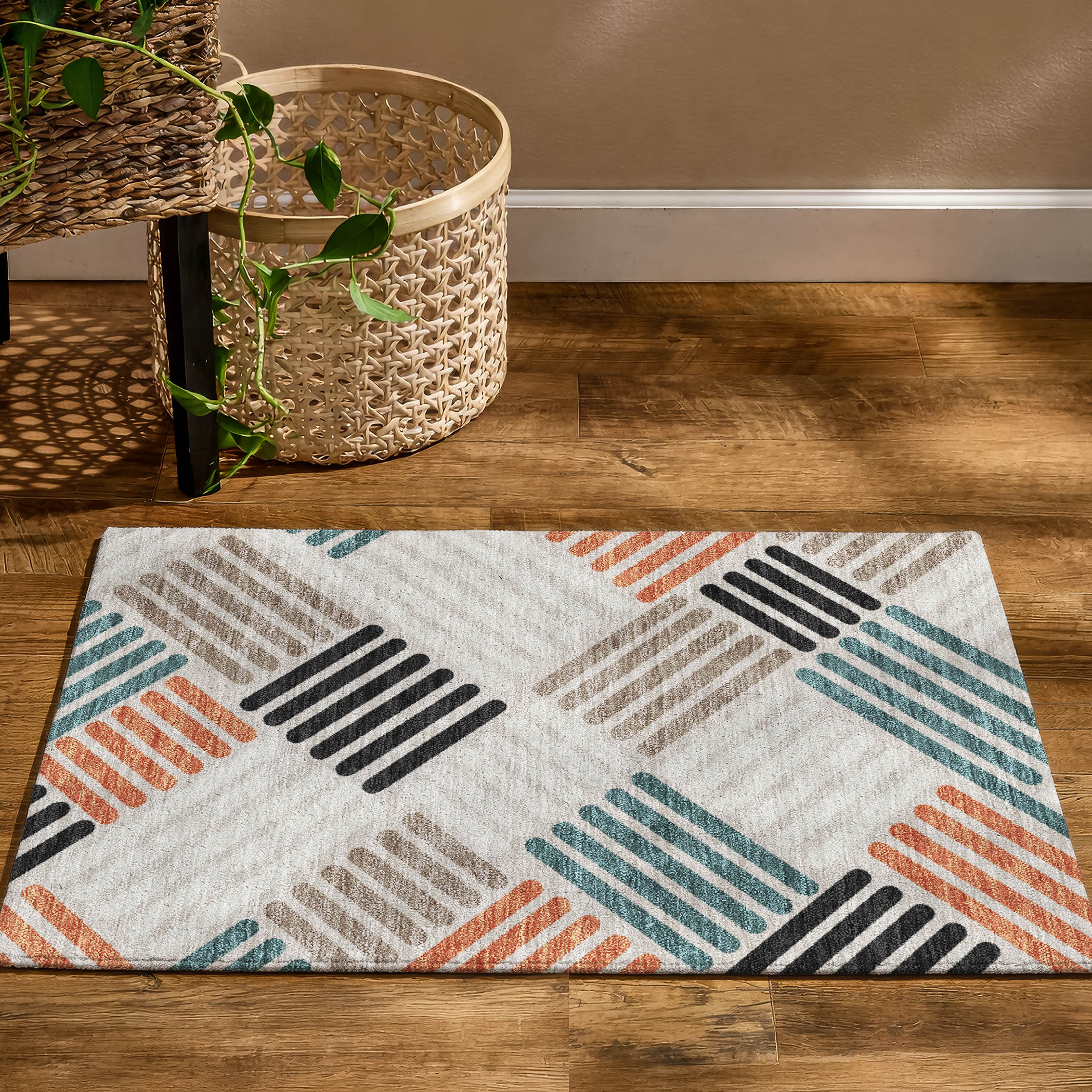 Tbilisi Machine Washable Transitional Dune Ivory Rug 1'8" x 2'6" #shape_Rectangle