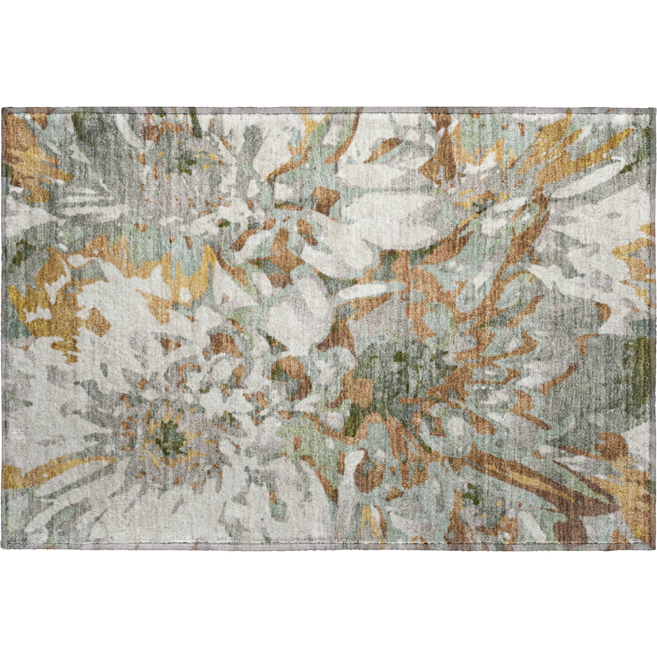 Lima Machine Washable Transitional Copper Orange Rug 1'8" x 2'6" #shape_Rectangle