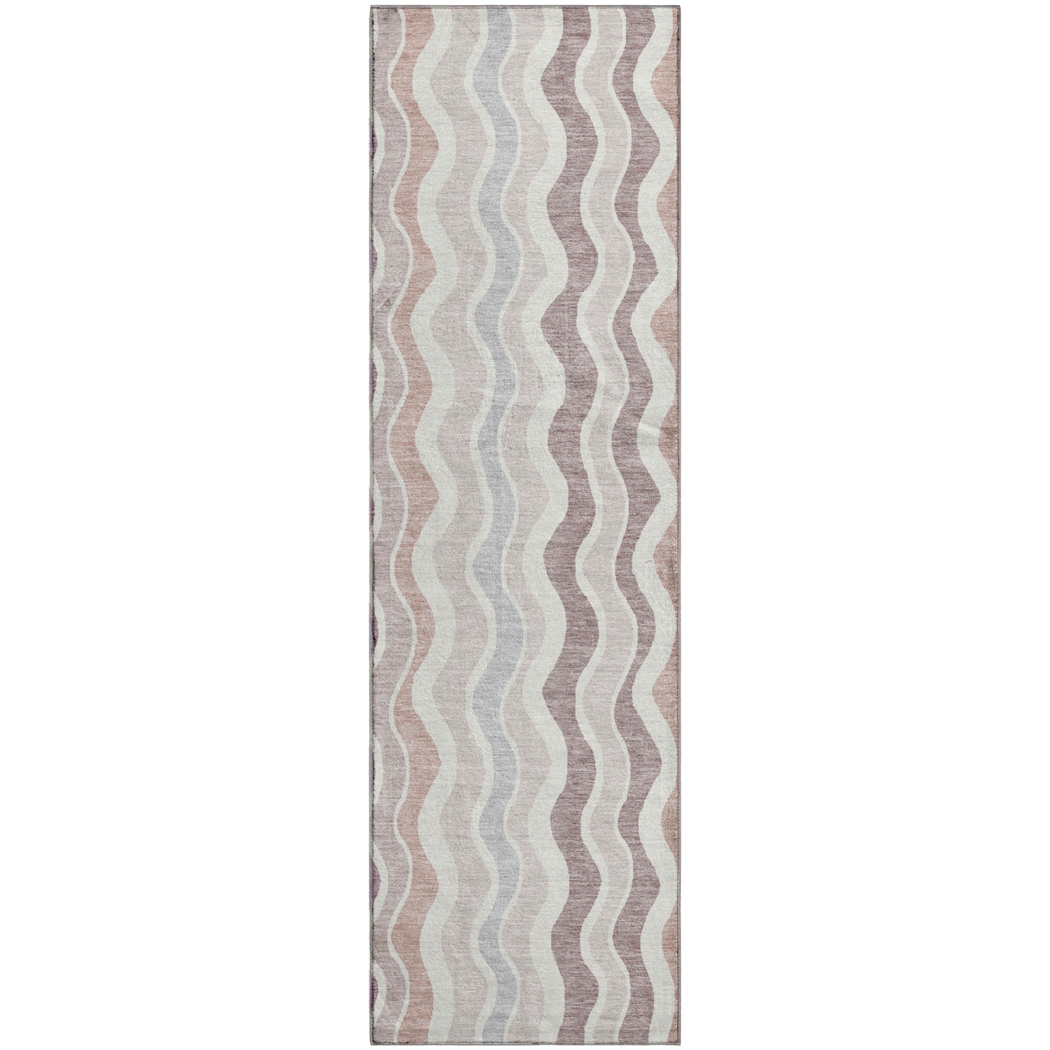 Florence Machine Washable Transitional Blush Pink Rug 2'3" x 7'6" #shape_Runner