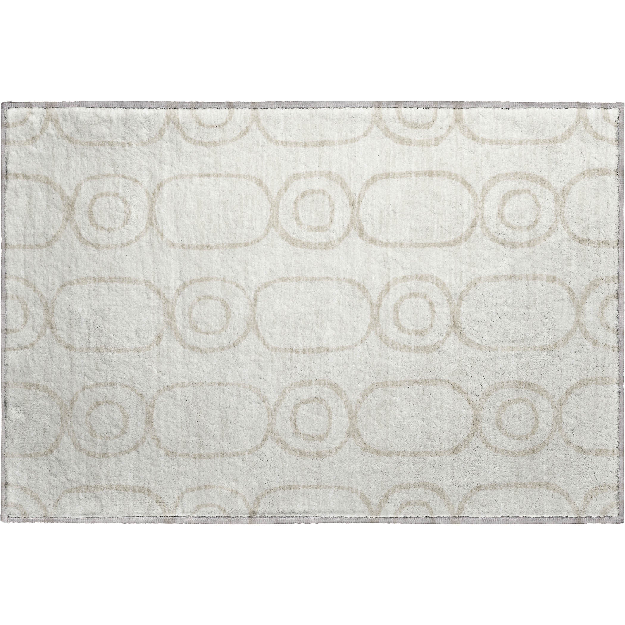 Mdina Machine Washable Transitional Ivory Rug 1'8" x 2'6" #shape_Rectangle