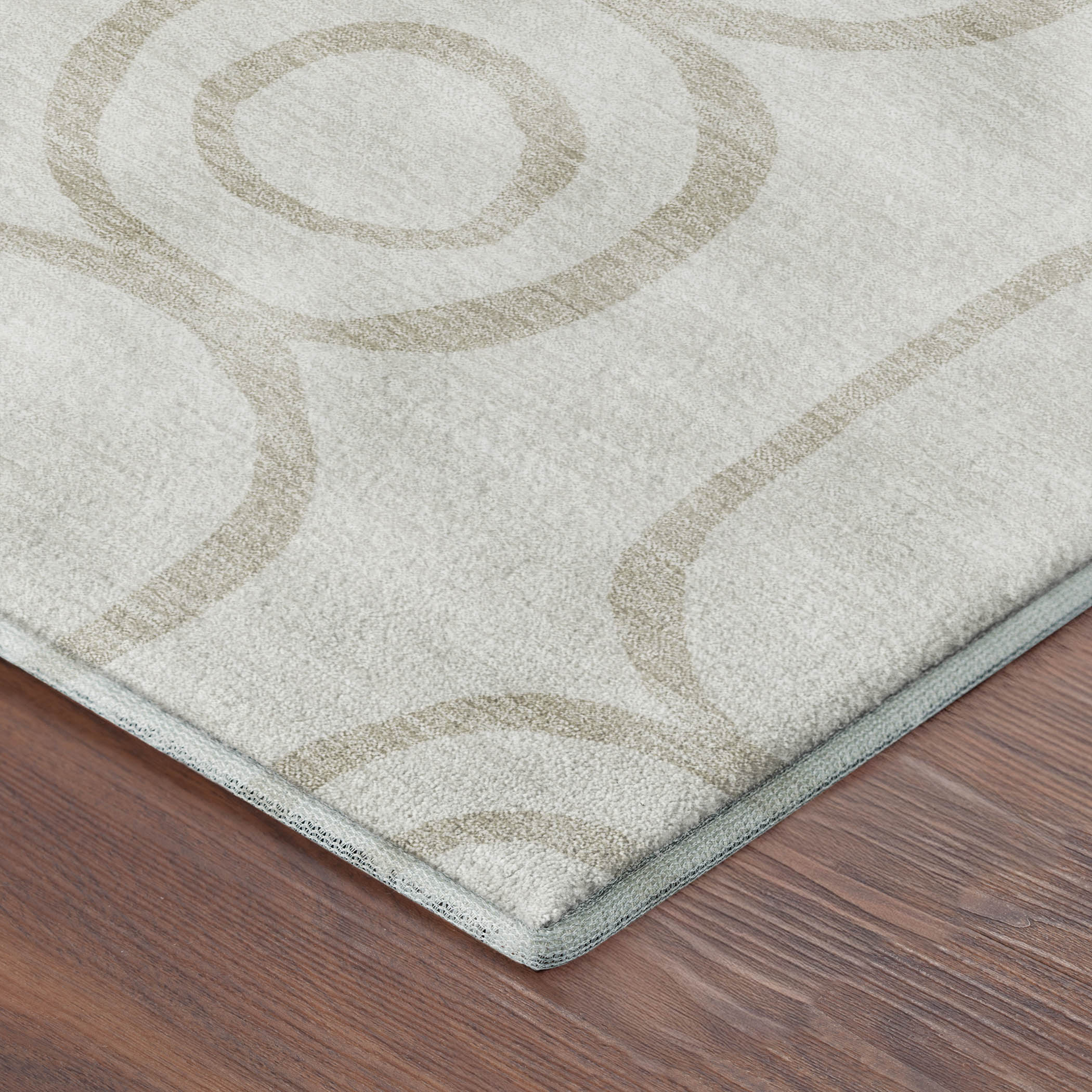 Mdina Machine Washable Transitional Ivory Rug 1'8" x 2'6" #shape_Rectangle