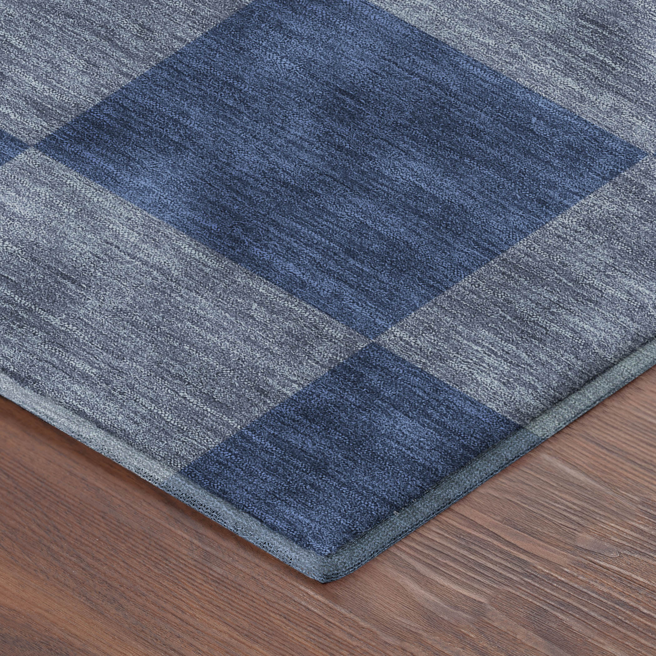 Budapest Machine Washable Transitional Blue Rug 1'8" x 2'6" #shape_Rectangle