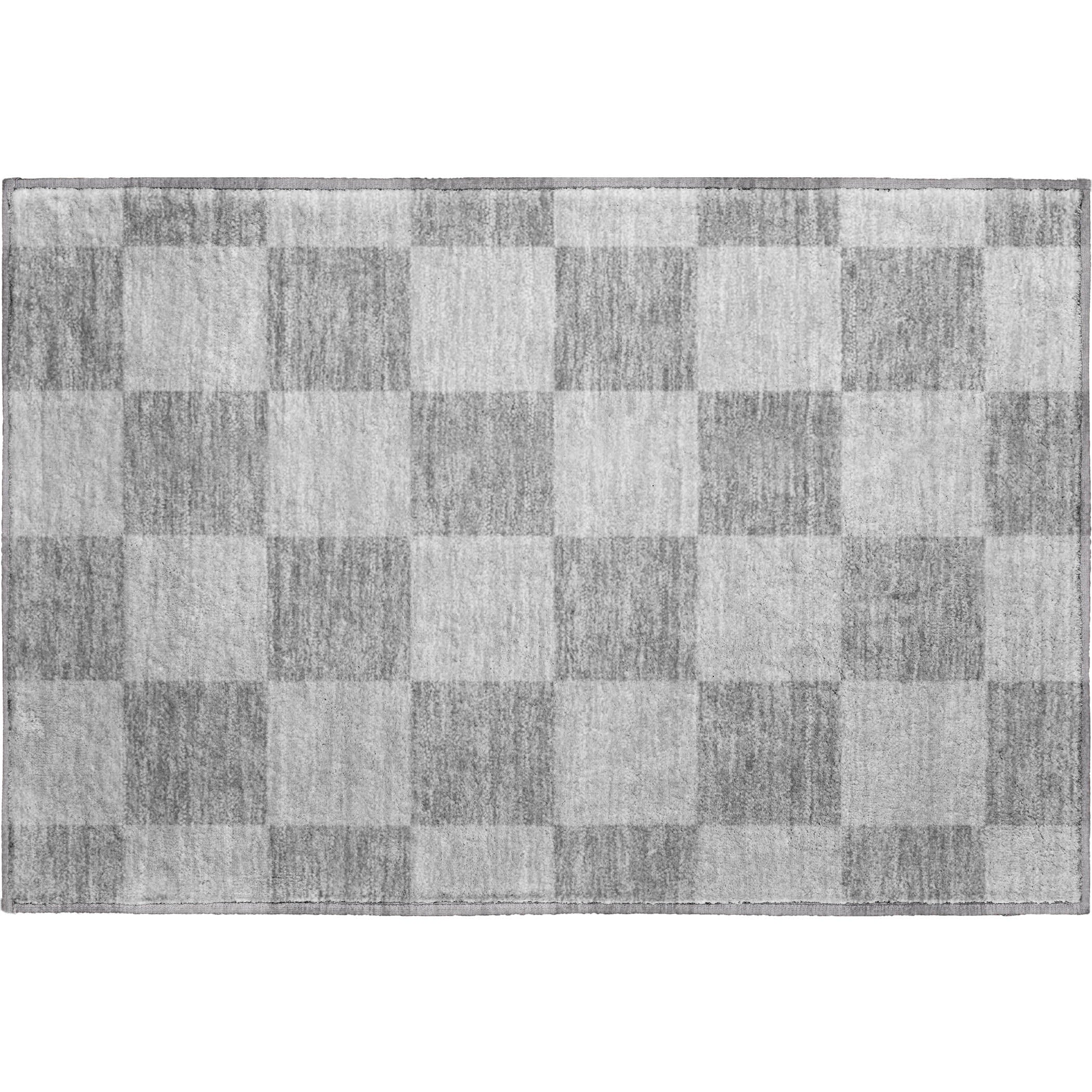 Budapest Machine Washable Transitional Gray Rug 1'8" x 2'6" #shape_Rectangle