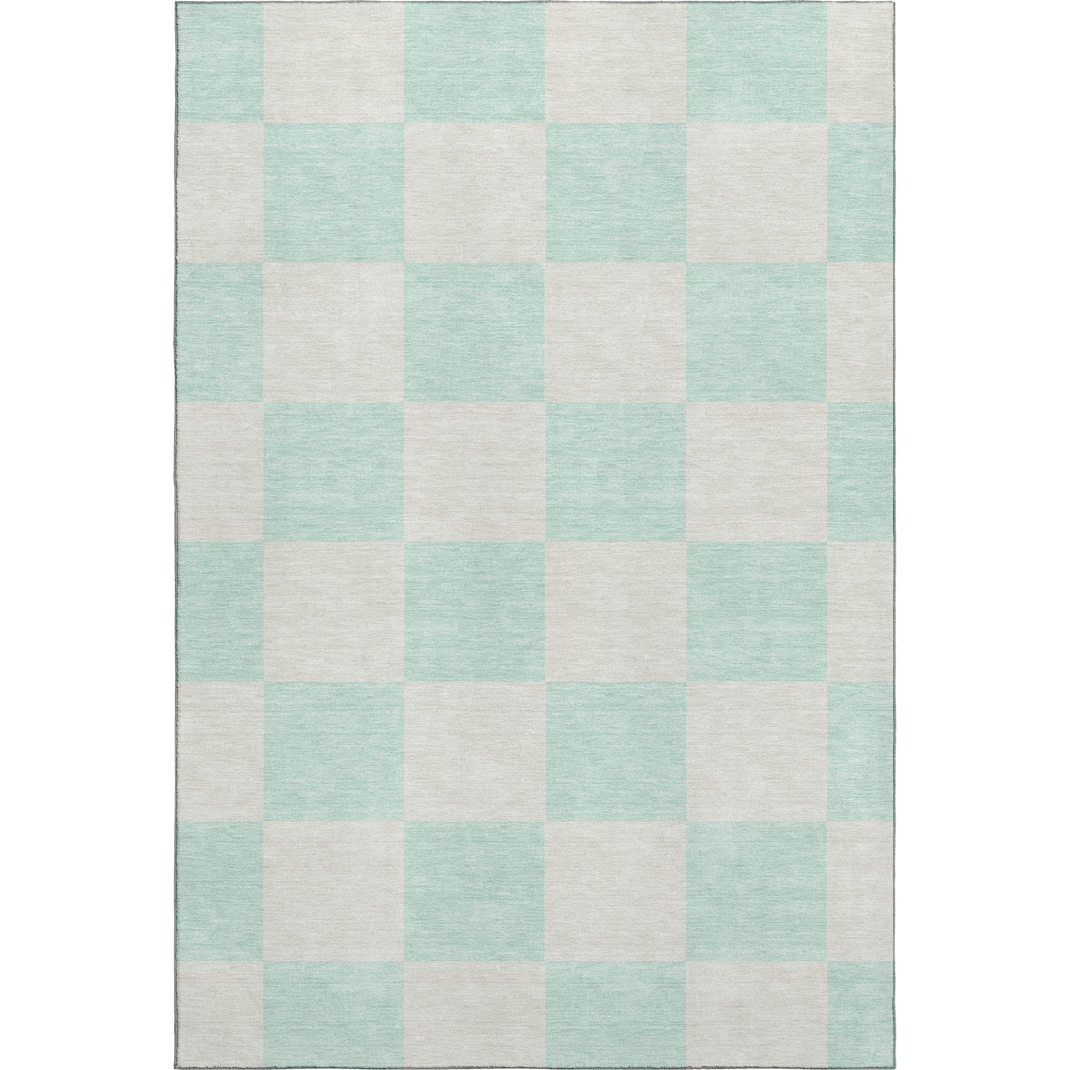 Budapest Machine Washable Transitional Mint Green Rug 3' x 5' #shape_Rectangle