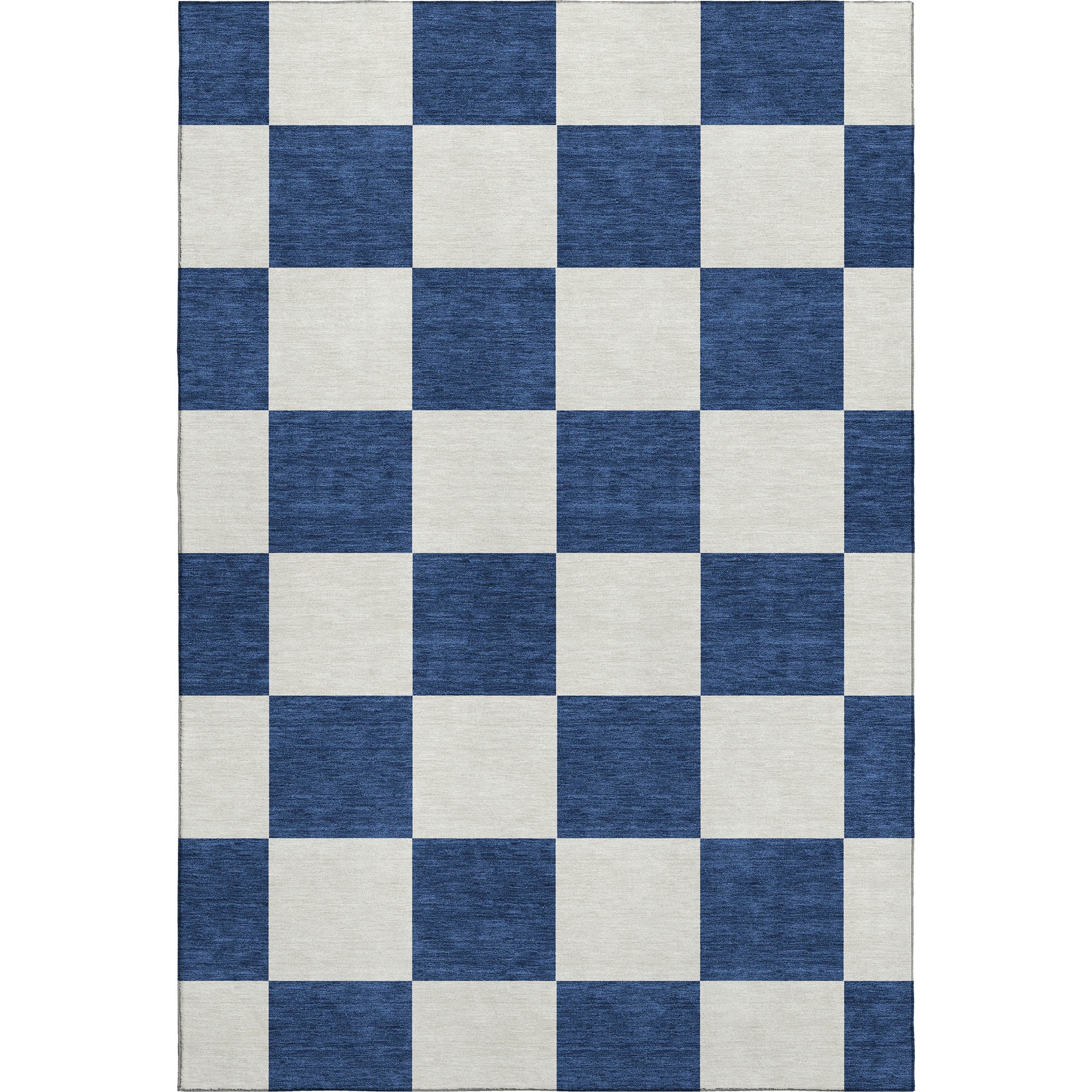Budapest Machine Washable Transitional Navy Blue Rug 3' x 5' #shape_Rectangle