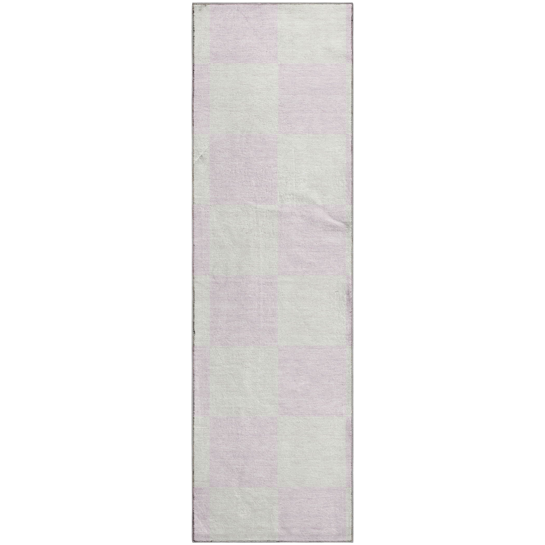 Budapest Machine Washable Transitional Pink Rug 2'3" x 7'6" #shape_Runner
