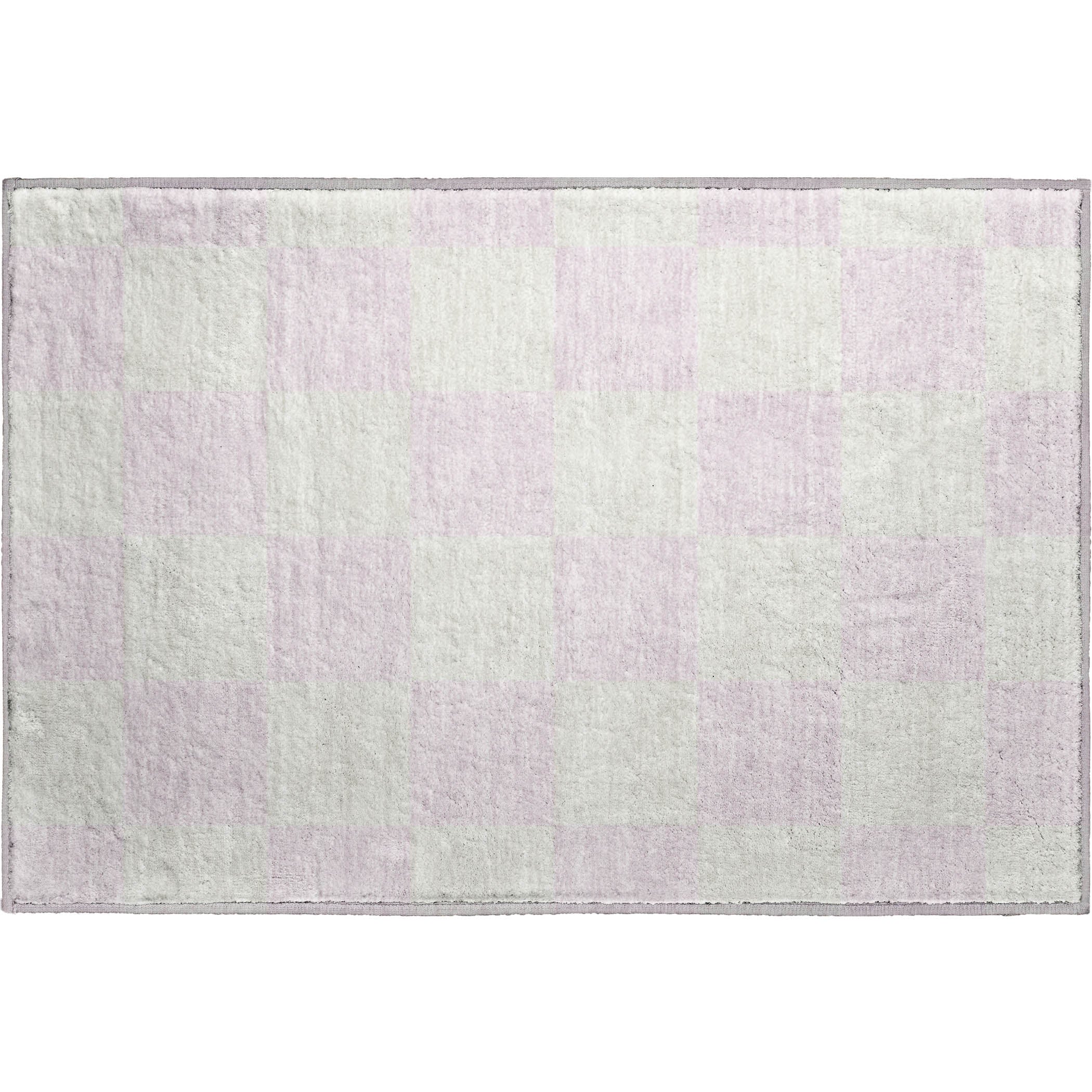 Budapest Machine Washable Transitional Pink Rug 1'8" x 2'6" #shape_Rectangle
