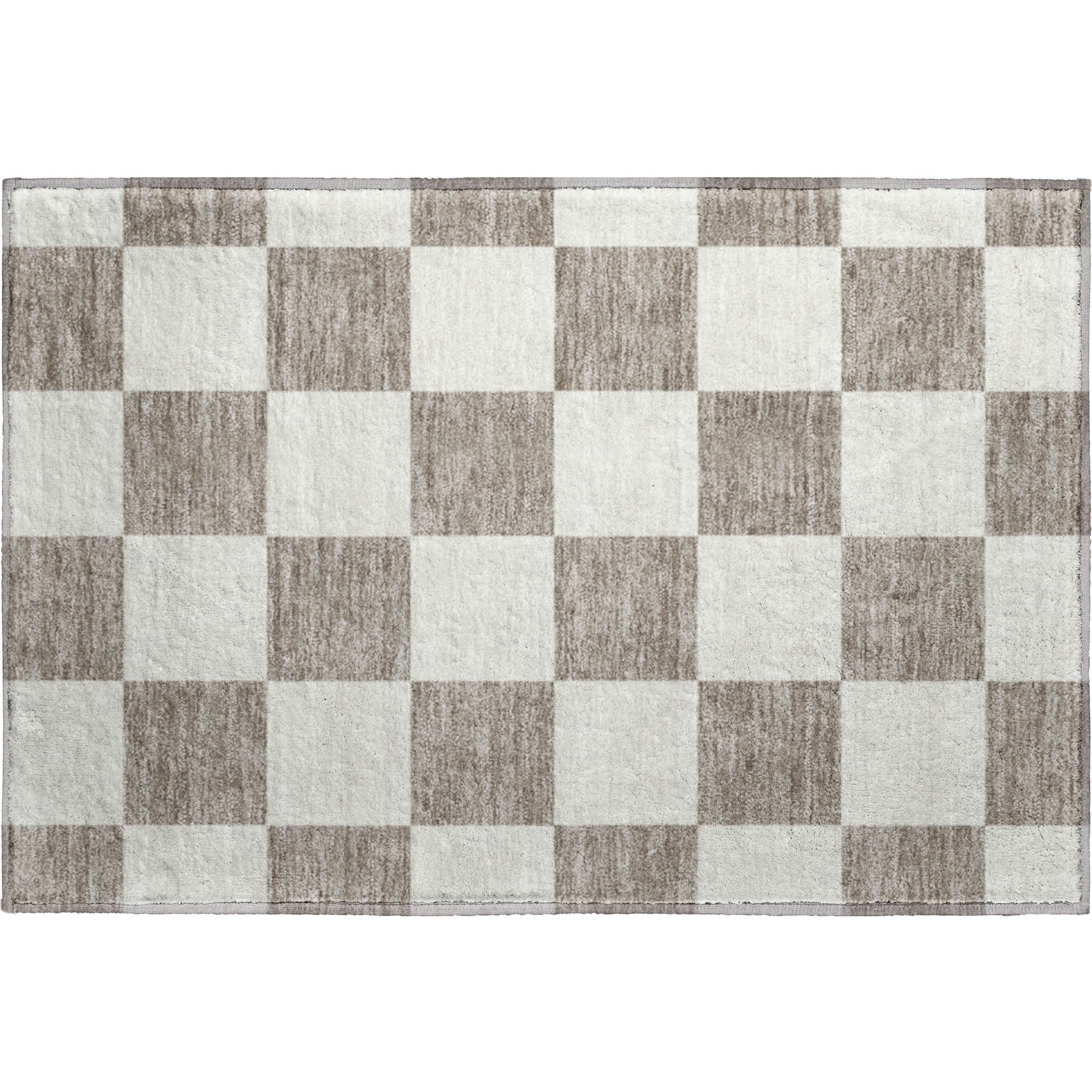 Budapest Machine Washable Transitional Taupe Brown Rug 1'8" x 2'6" #shape_Rectangle