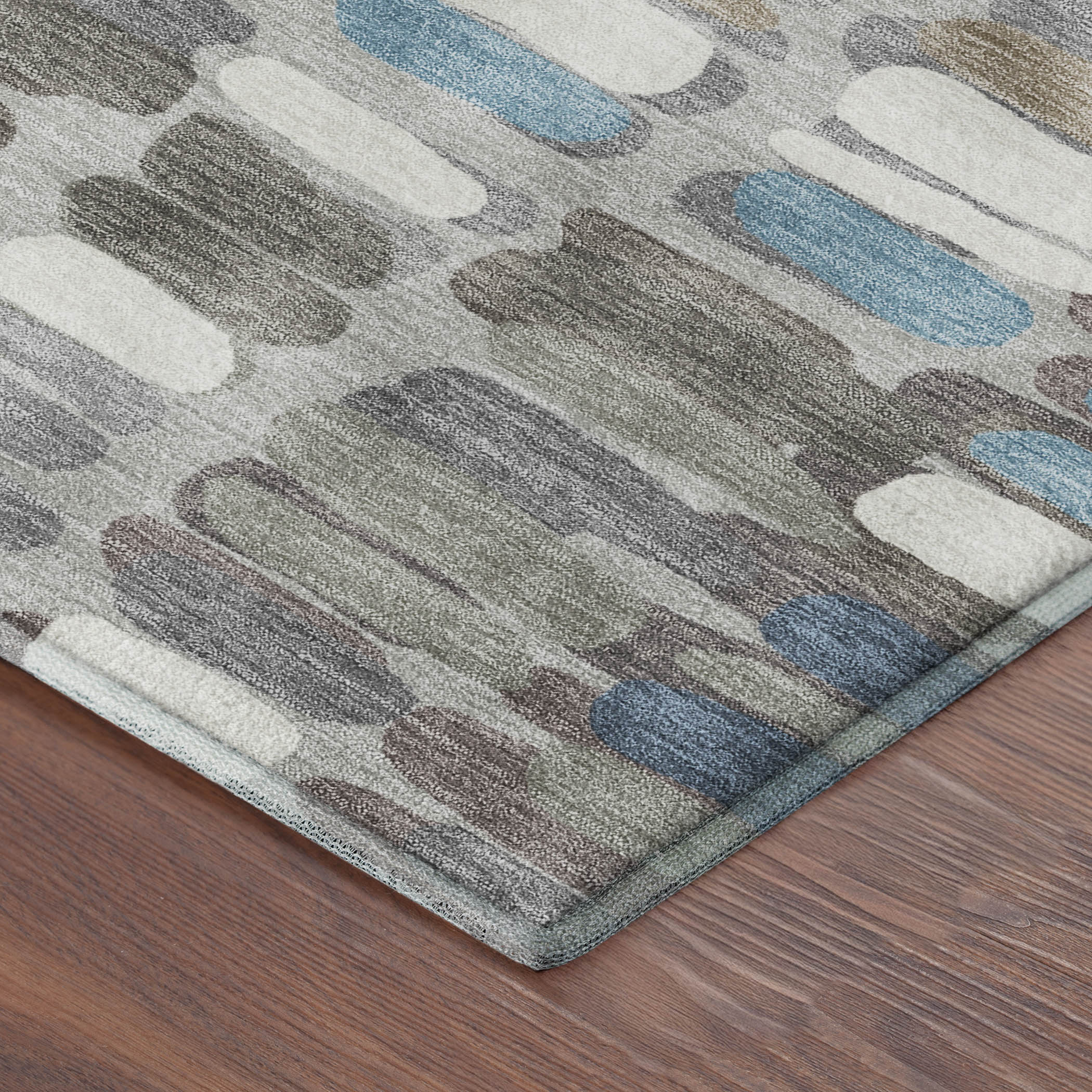 Siena Machine Washable Transitional Taupe Brown Rug 1'8" x 2'6" #shape_Rectangle