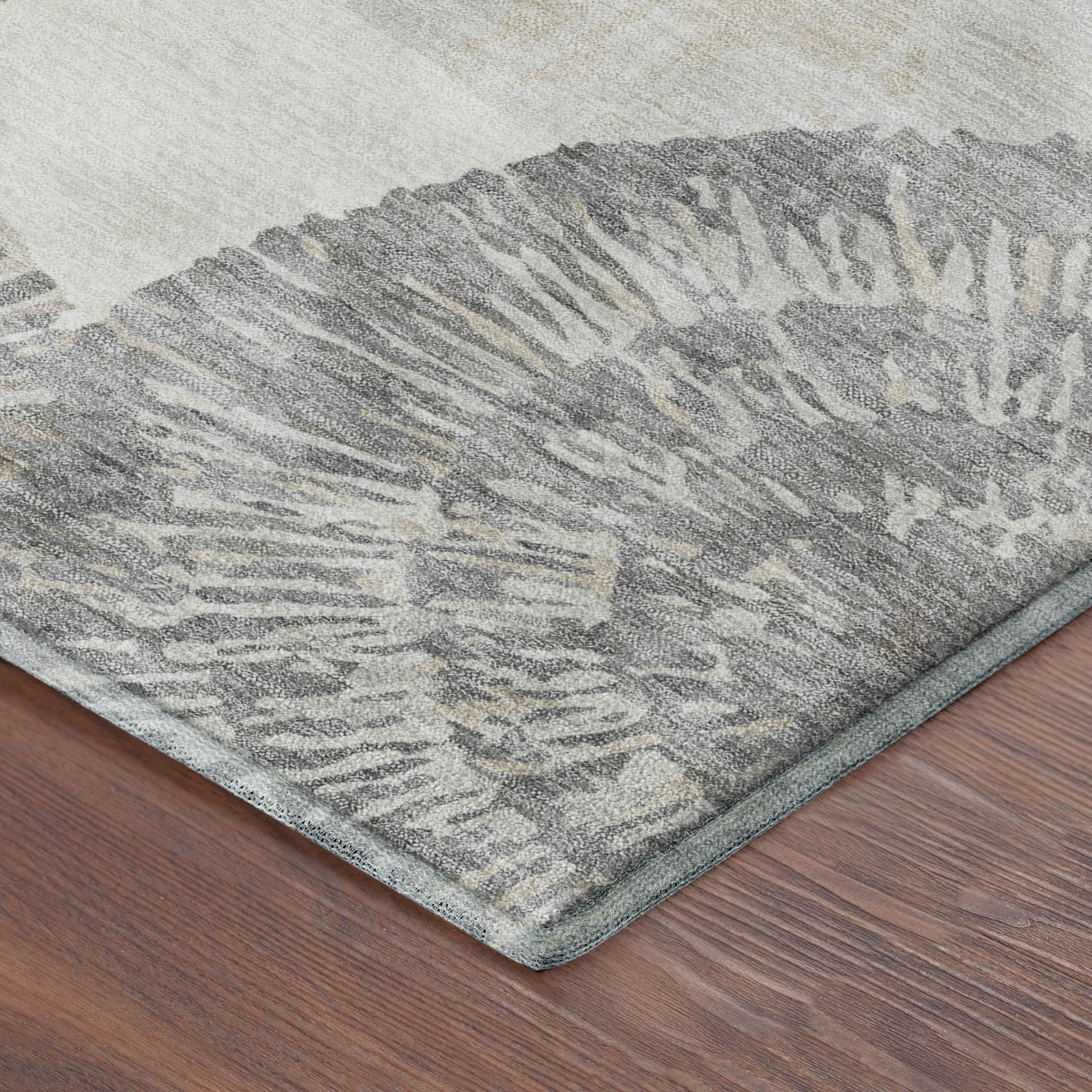 Vienna Machine Washable Transitional Linen Ivory Rug 1'8" x 2'6" #shape_Rectangle