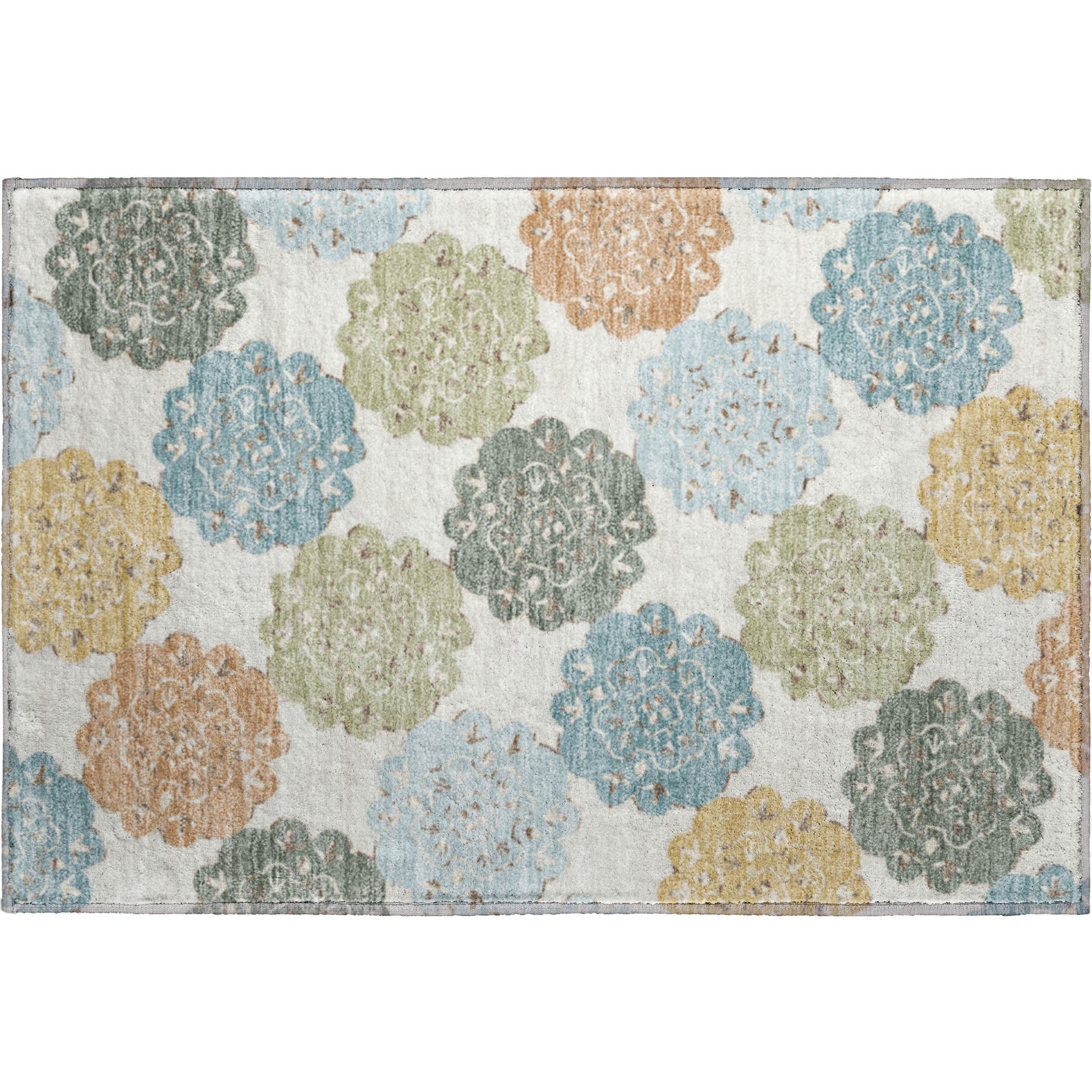 Bern Machine Washable Transitional Seaside Multi Rug 1'8" x 2'6" #shape_Rectangle