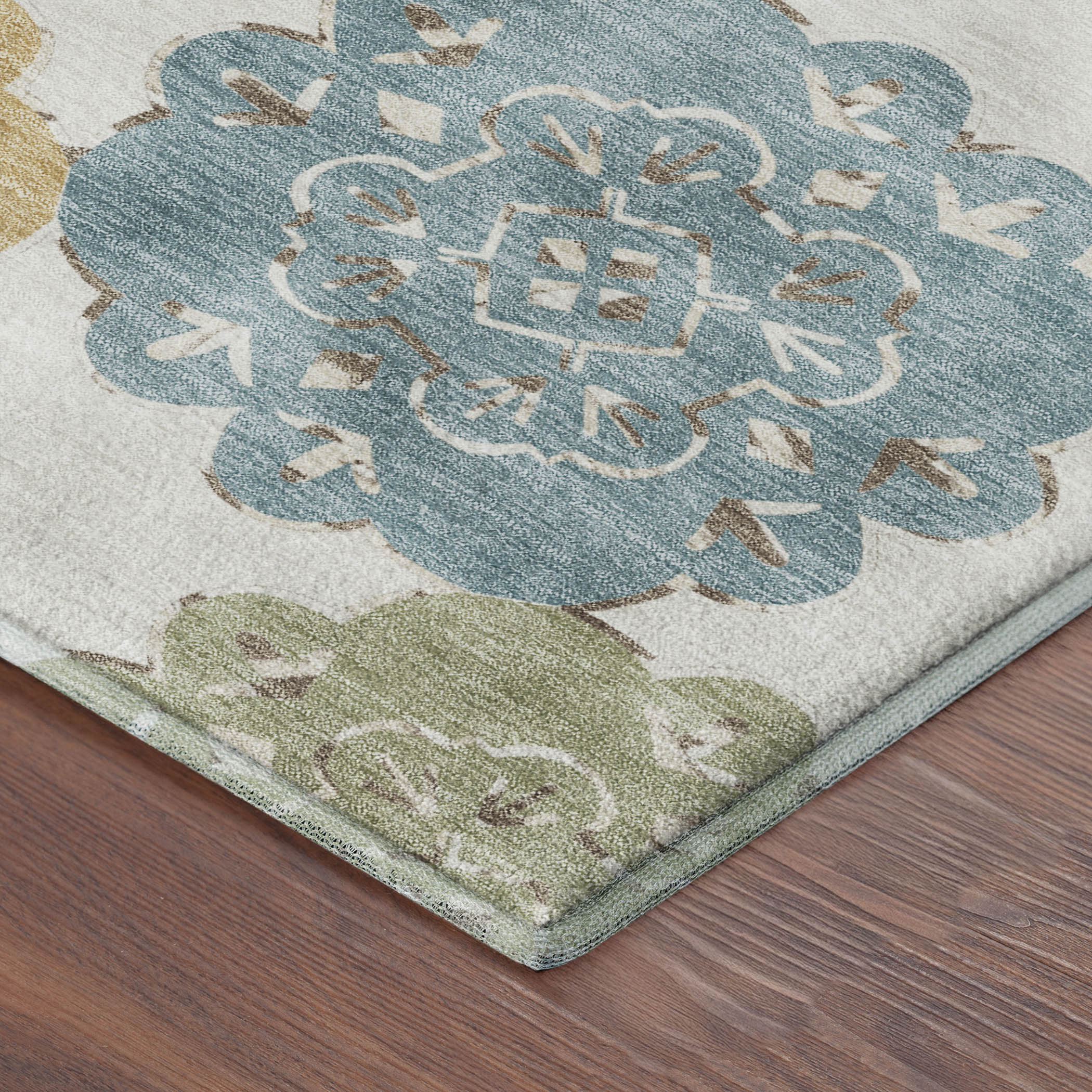 Bern Machine Washable Transitional Seaside Multi Rug 1'8" x 2'6" #shape_Rectangle