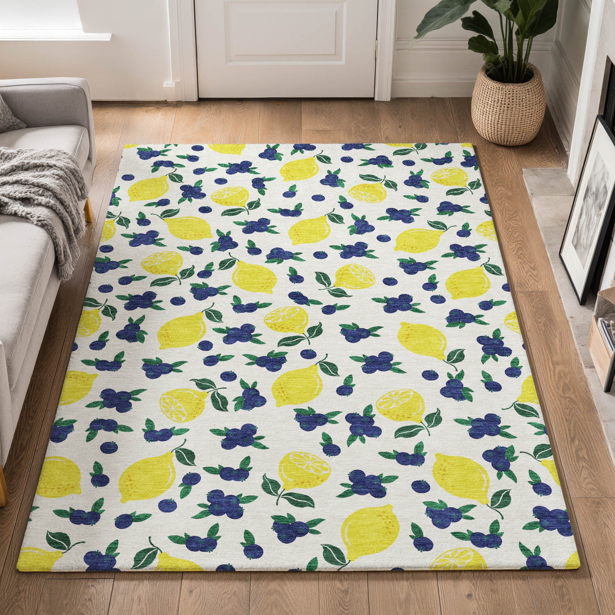 Lucerne Machine Washable Transitional Ivory Rug 3' x 5' #shape_Rectangle