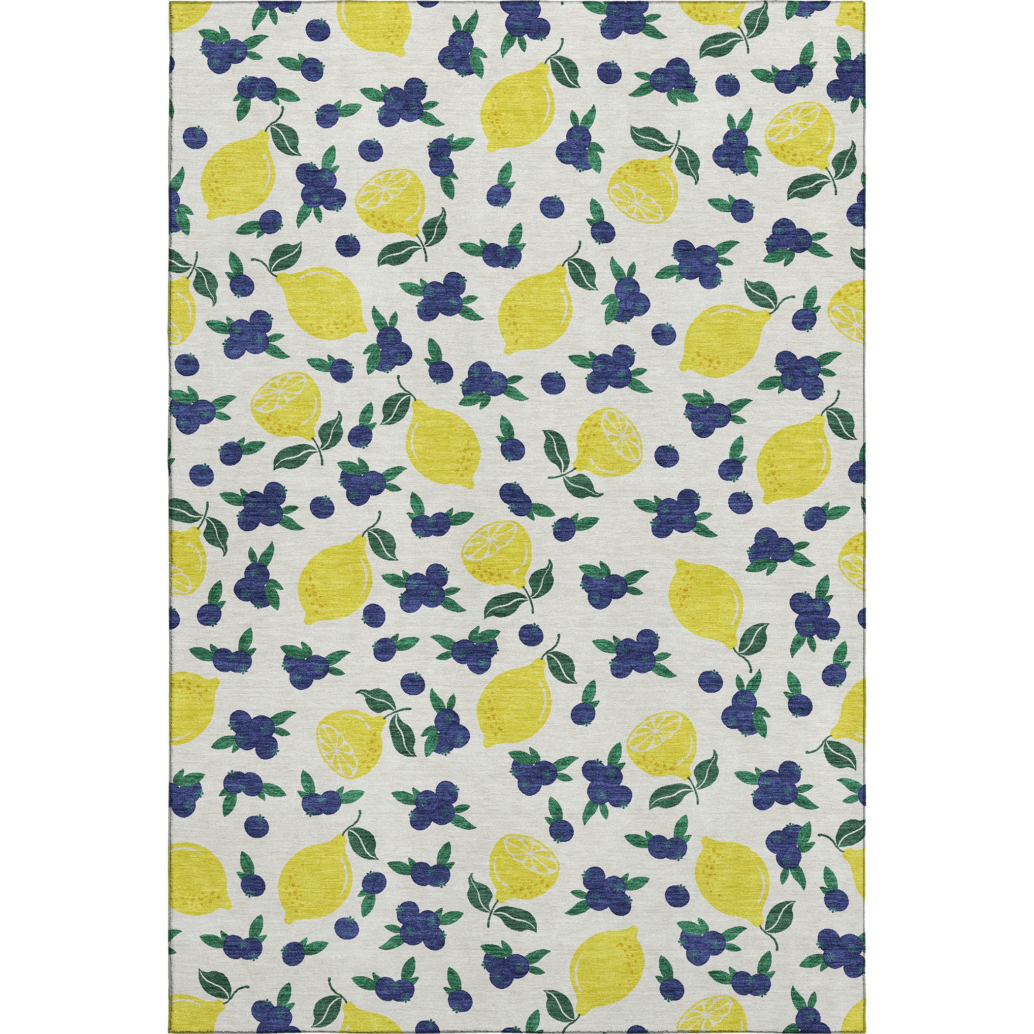 Lucerne Machine Washable Transitional Ivory Rug 3' x 5' #shape_Rectangle