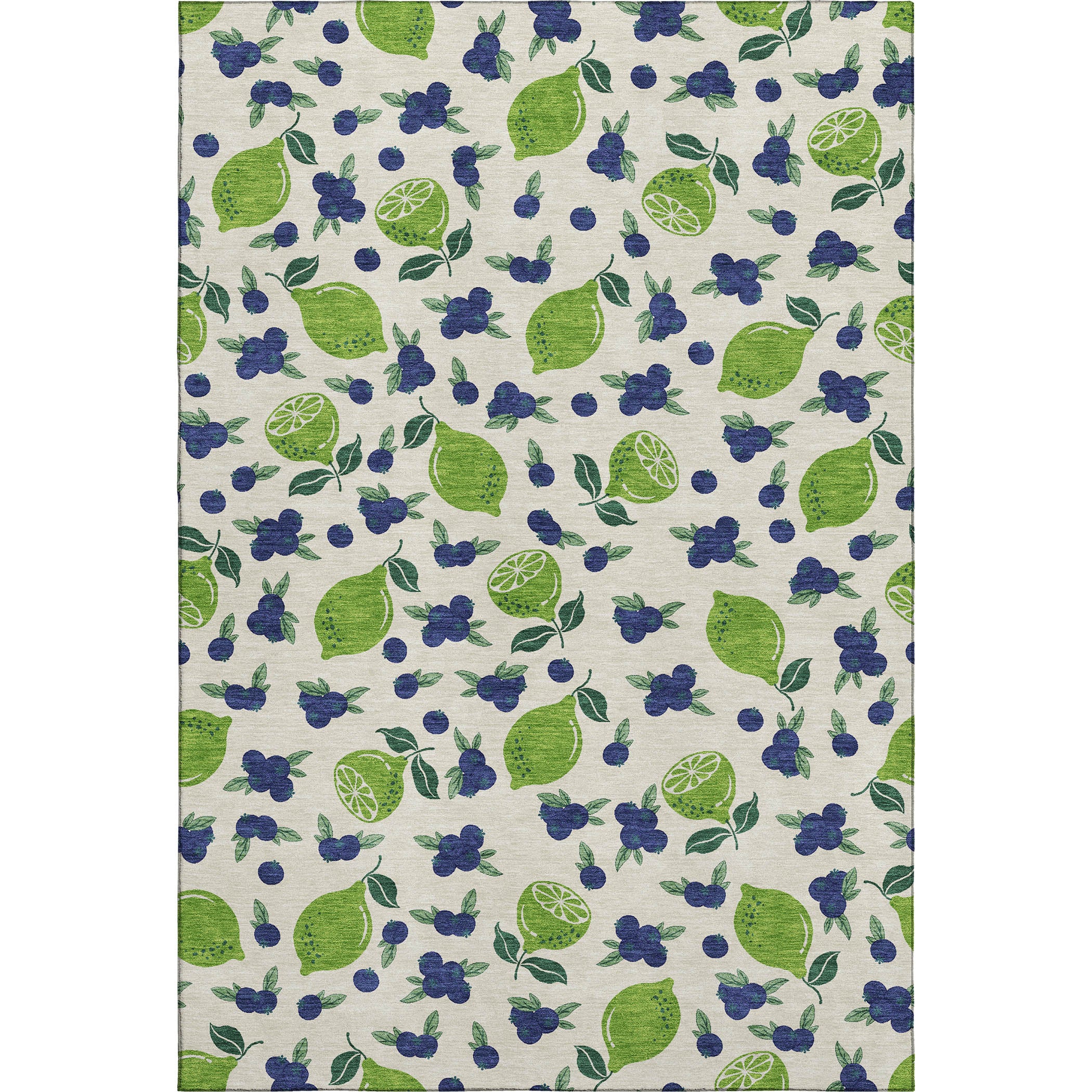Lucerne Machine Washable Transitional Linen Ivory Rug 3' x 5' #shape_Rectangle