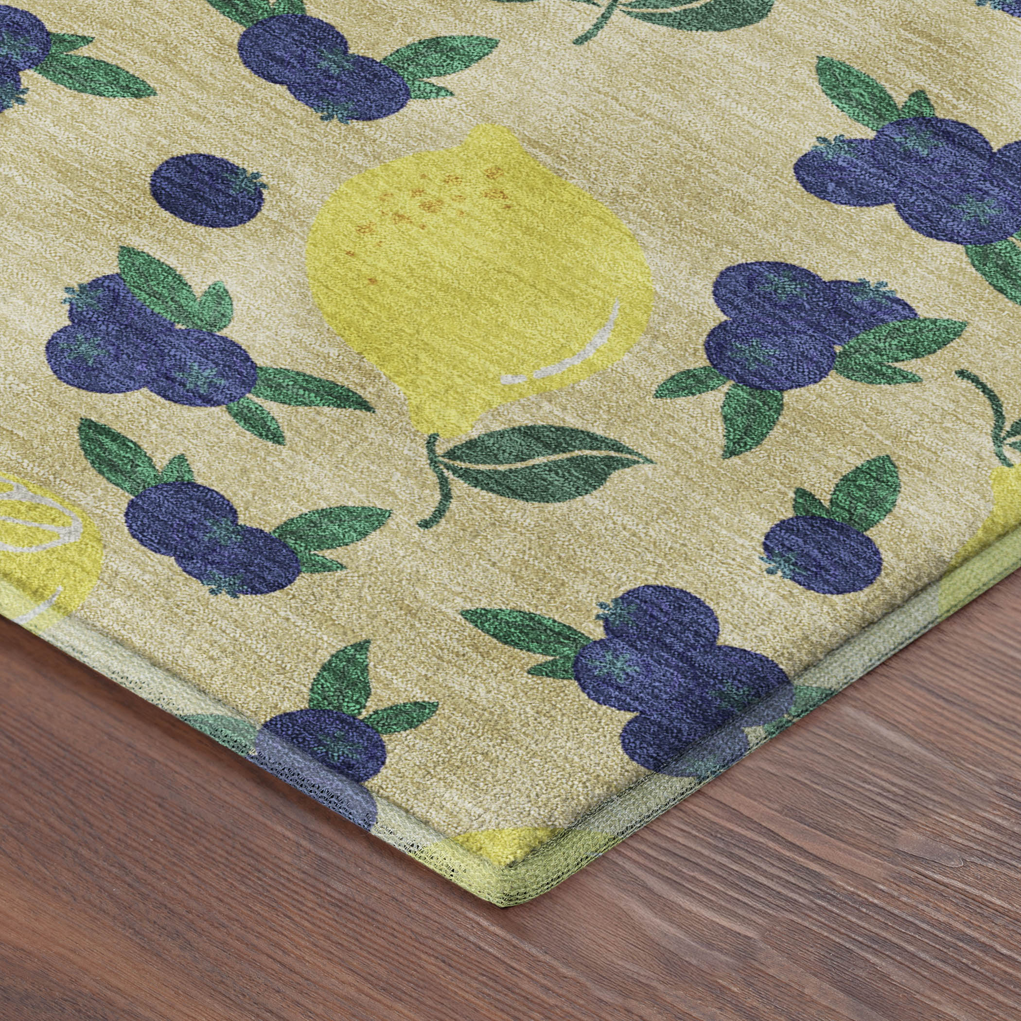 Lucerne Machine Washable Transitional Wheat Gold Rug 1'8" x 2'6" #shape_Rectangle