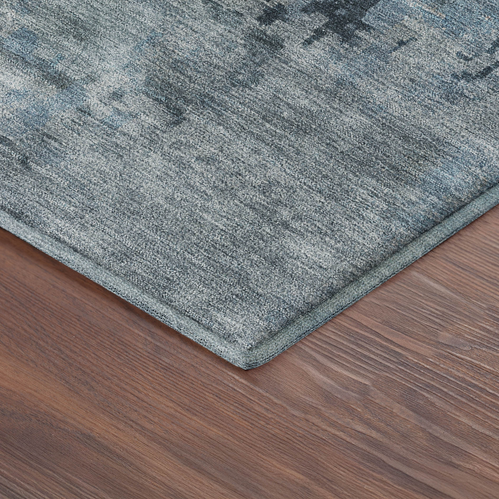 Cairo Machine Washable Transitional Blue Rug 1'8" x 2'6" #shape_Rectangle