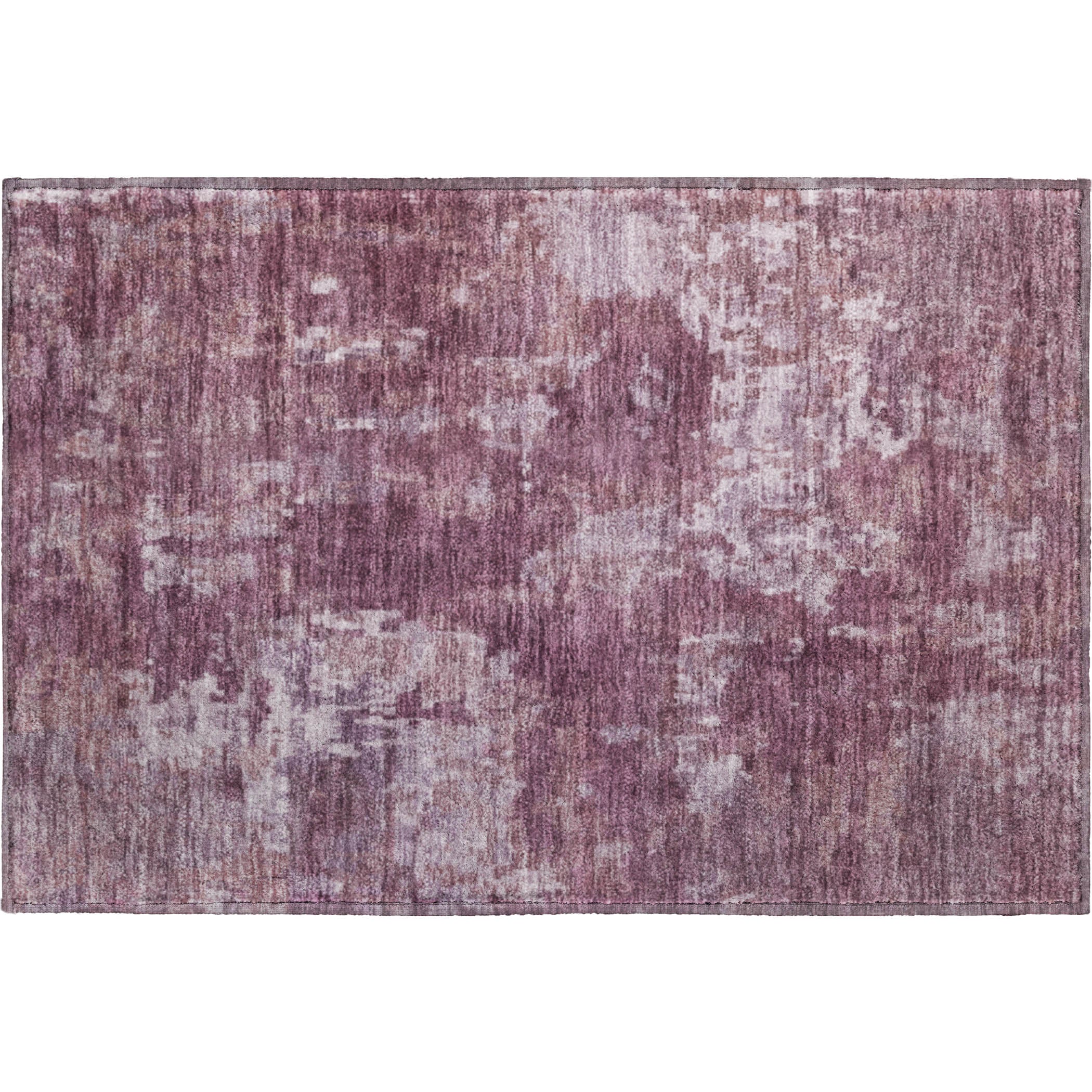 Kotor Machine Washable Transitional Merlot Red Rug 1'8" x 2'6" #shape_Rectangle