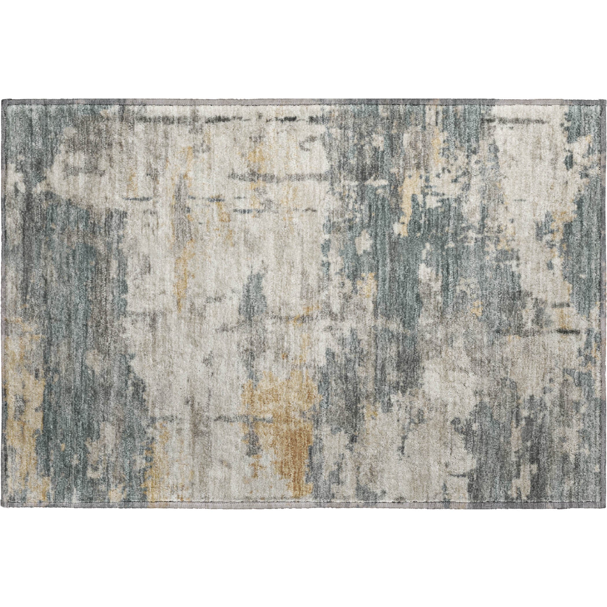 Kyoto Machine Washable Transitional Basil Green Rug 1'8" x 2'6" #shape_Rectangle