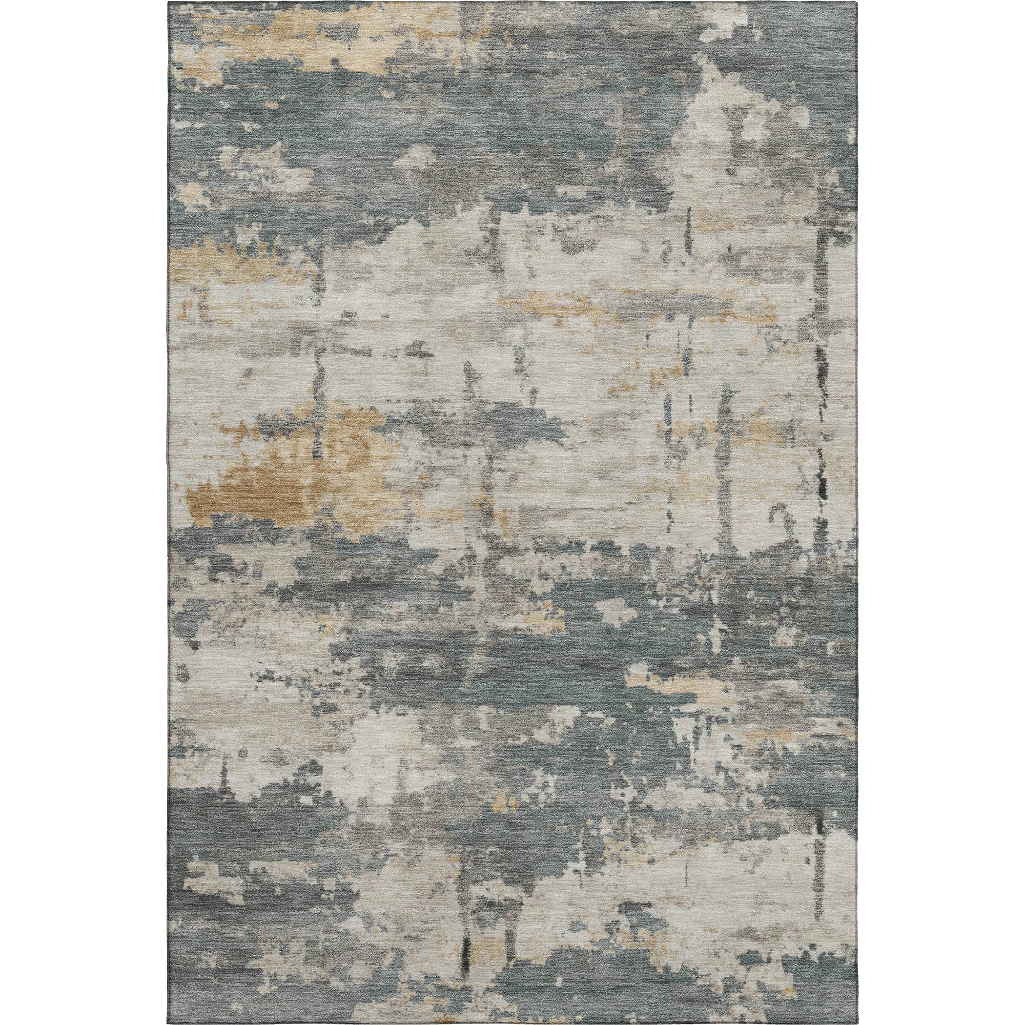 Kyoto Machine Washable Transitional Basil Green Rug 3' x 5' #shape_Rectangle