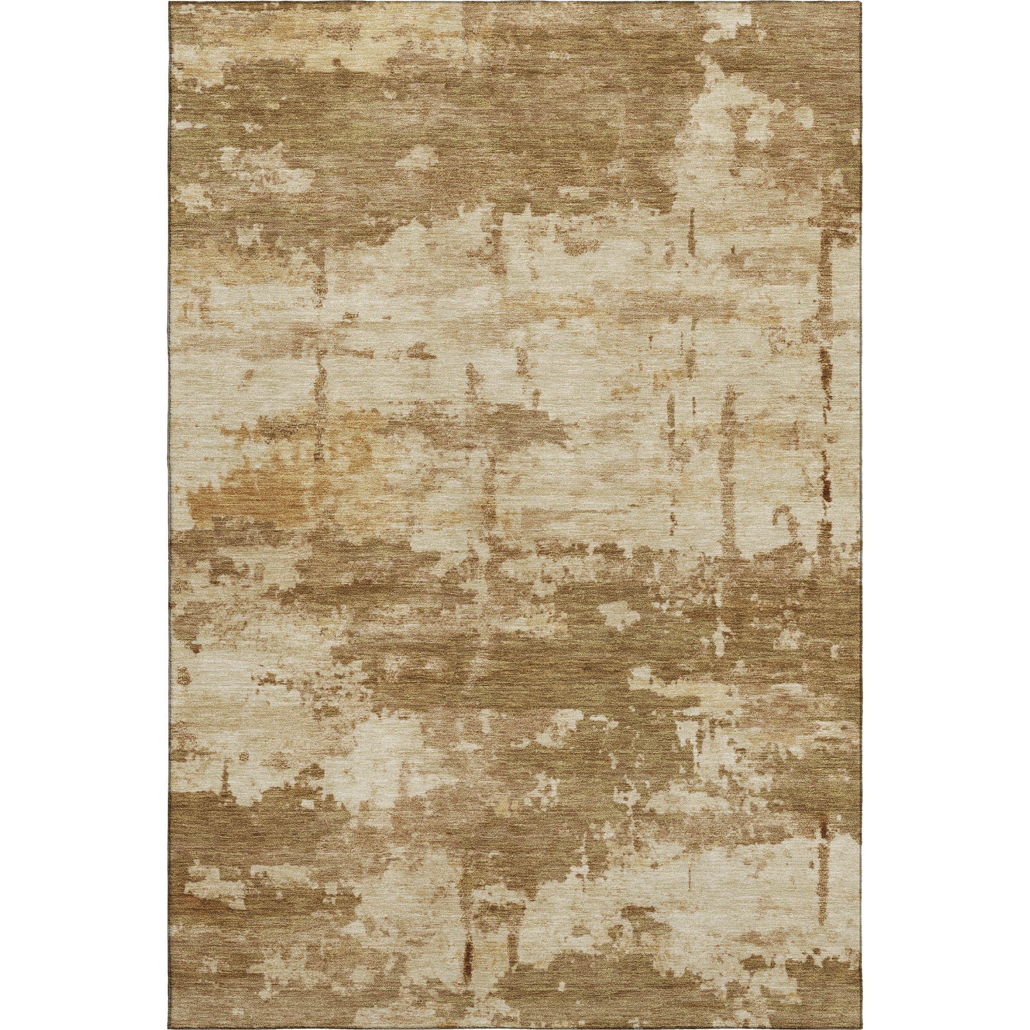 Kyoto Machine Washable Transitional Brown Rug 3' x 5' #shape_Rectangle