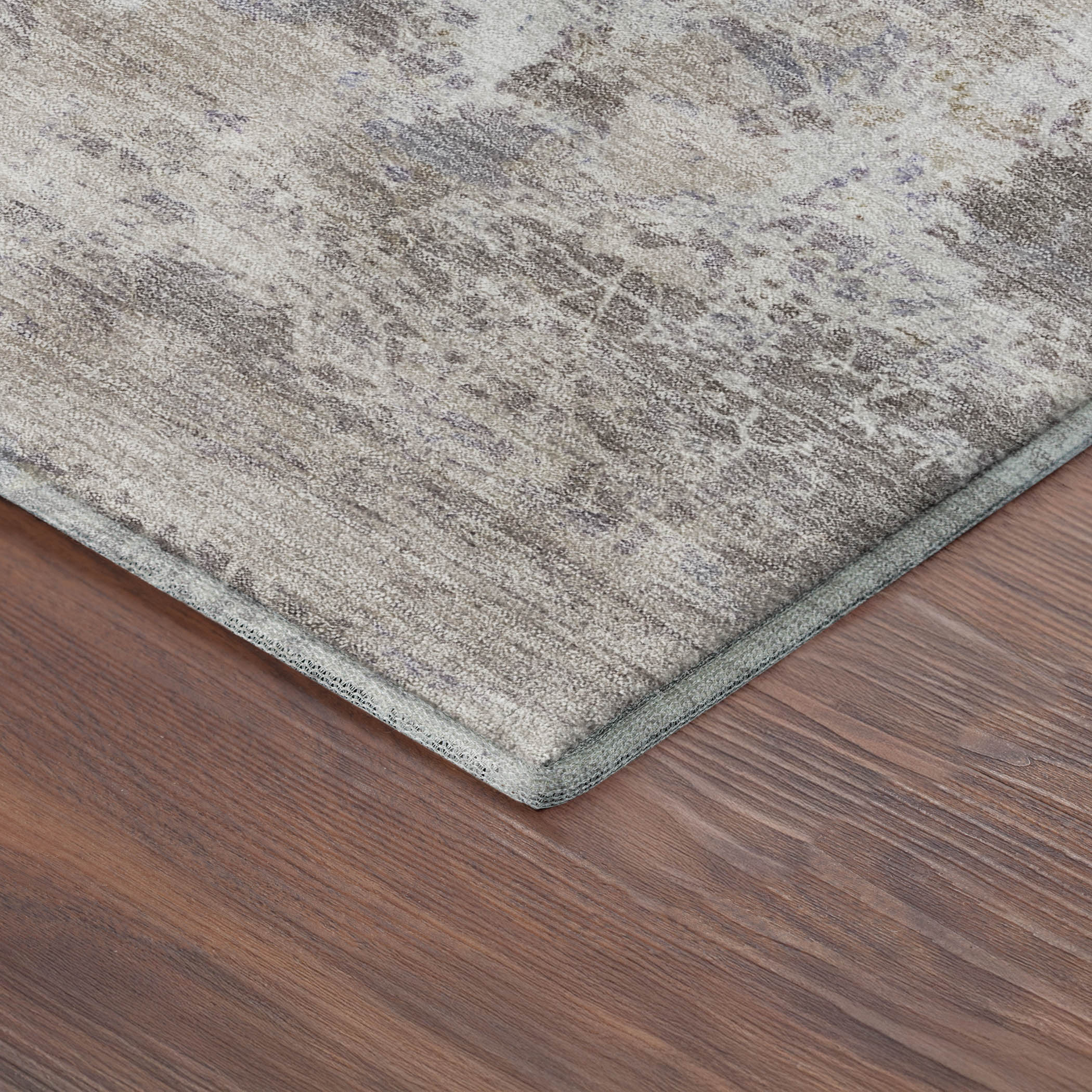 Tbilisi Machine Washable Transitional Taupe Brown Rug 1'8" x 2'6" #shape_Rectangle