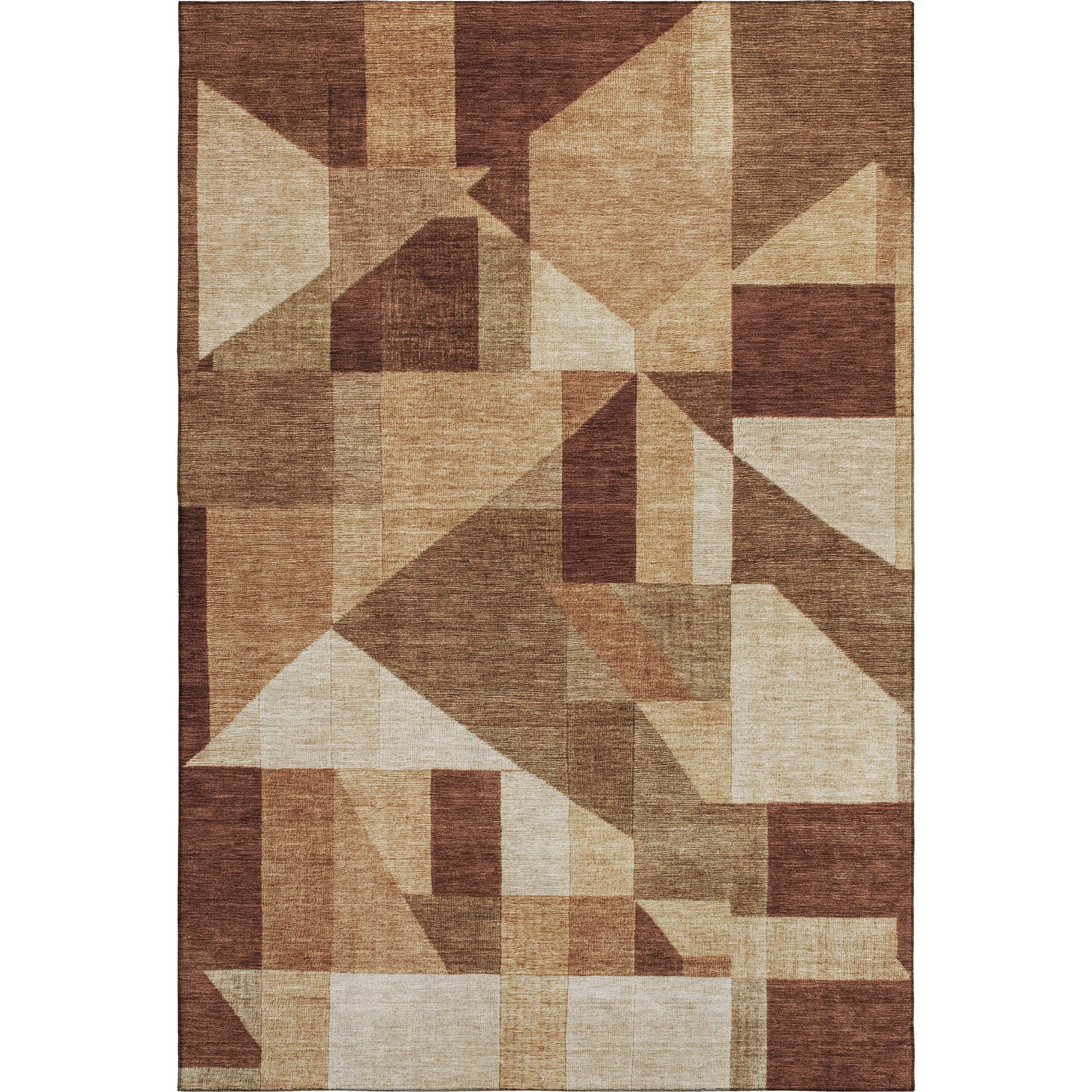 Athens Machine Washable Traditional Paprika Orange Rug 3' x 5' #shape_Rectangle