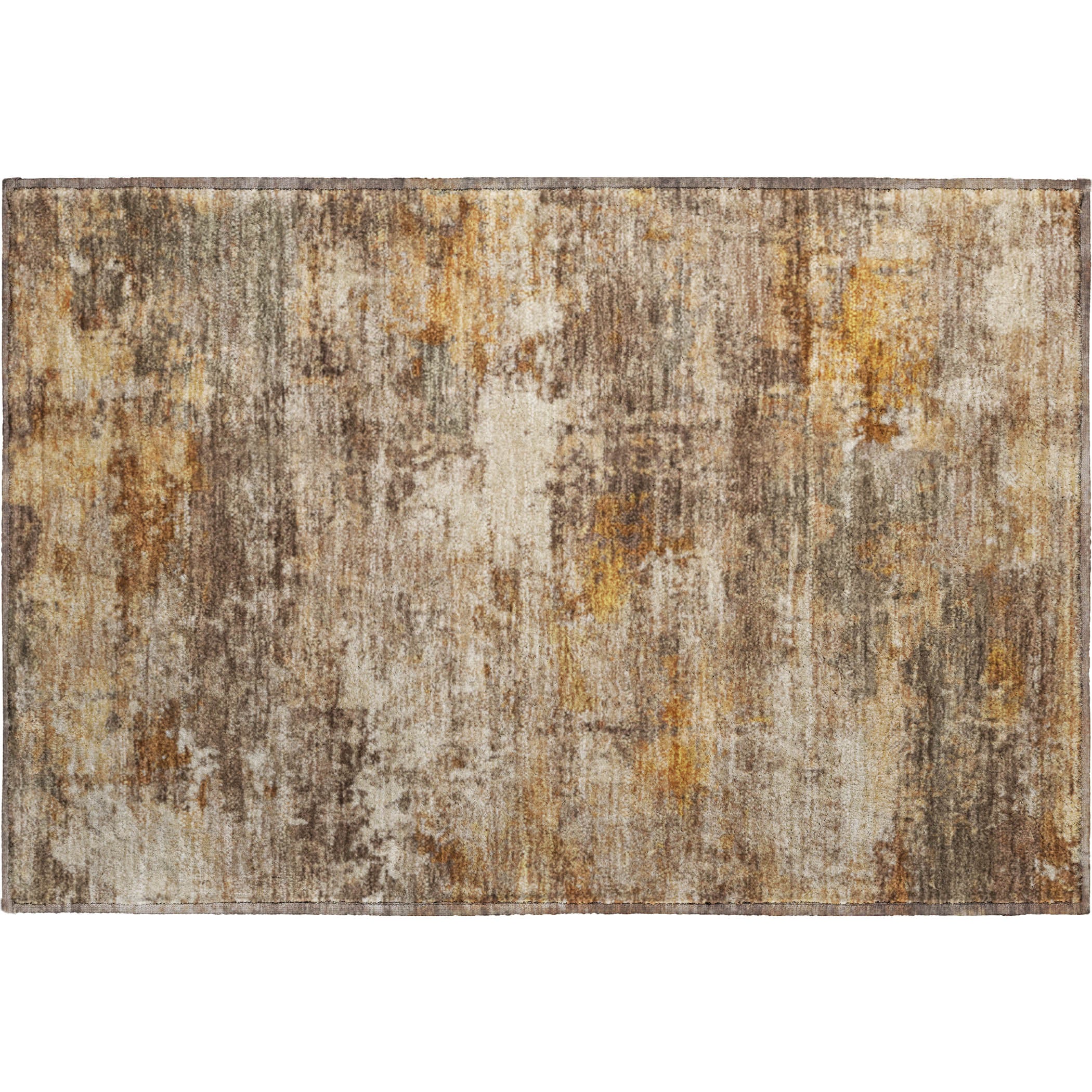 Ghent Machine Washable Transitional Paprika Orange Rug 1'8" x 2'6" #shape_Rectangle