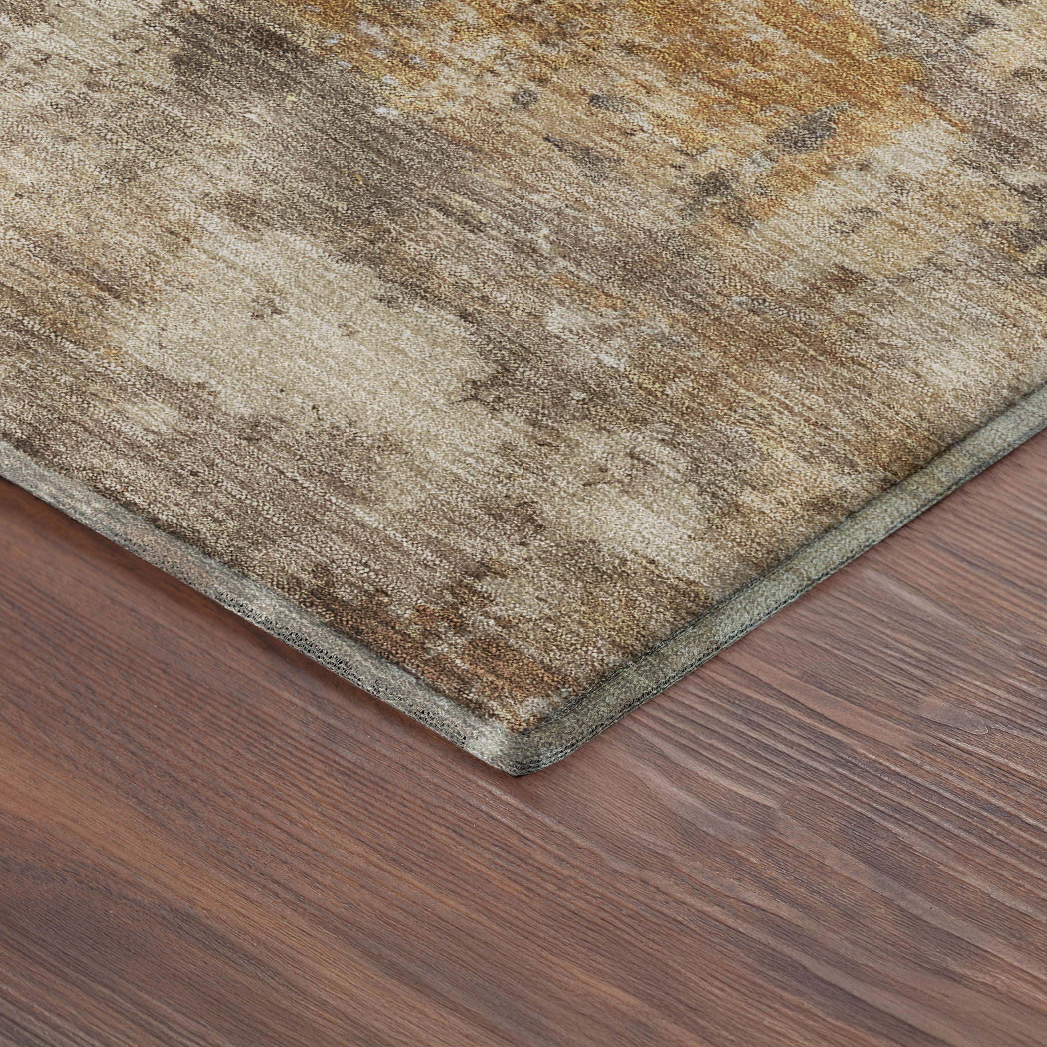 Ghent Machine Washable Transitional Paprika Orange Rug 1'8" x 2'6" #shape_Rectangle