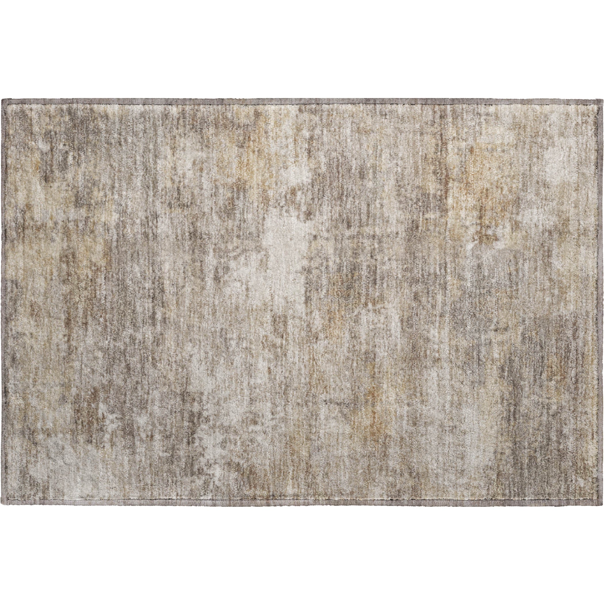 Bangkok Machine Washable Transitional Pewter Gray Rug 1'8" x 2'6" #shape_Rectangle