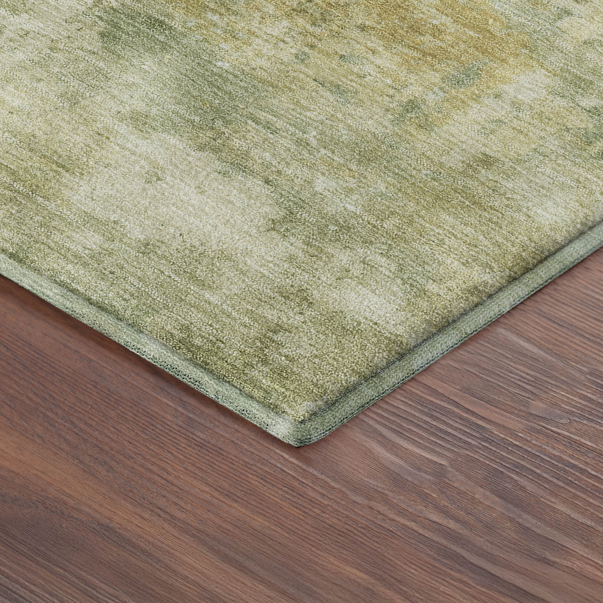 Bangkok Machine Washable Transitional Sage Green Rug 1'8" x 2'6" #shape_Rectangle
