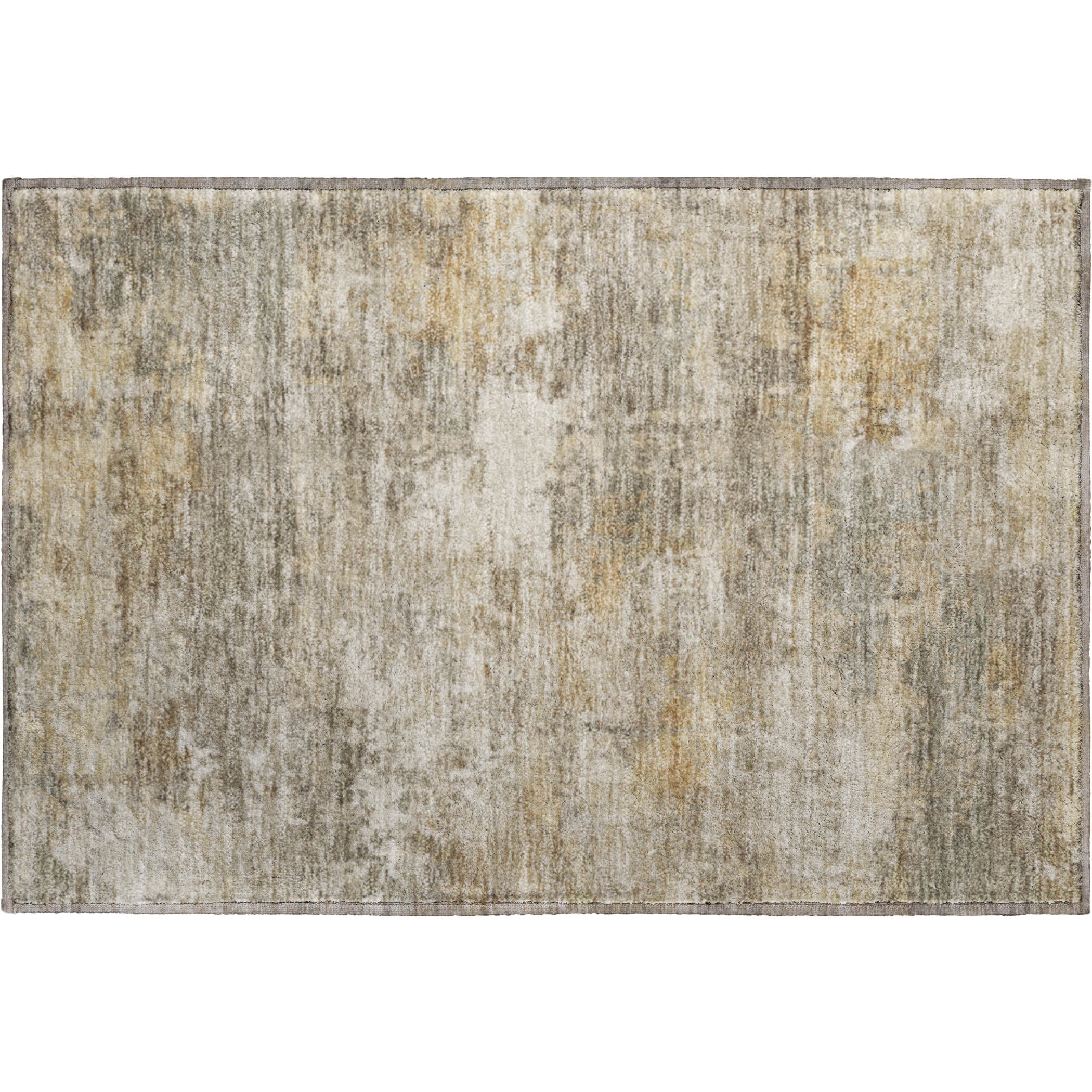 Bangkok Machine Washable Transitional Taupe Brown Rug 1'8" x 2'6" #shape_Rectangle