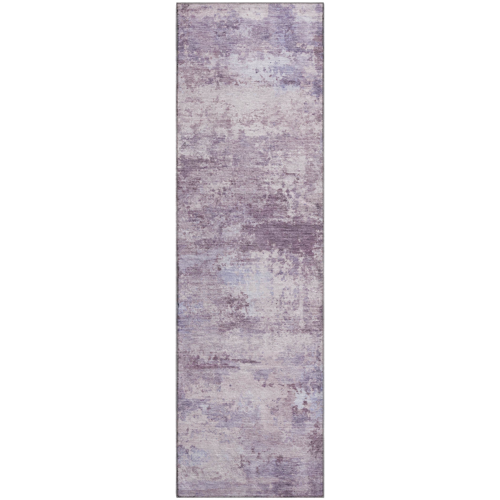 Chiang Mai Machine Washable Traditional Lavender Purple Rug 2'3" x 7'6" #shape_Runner